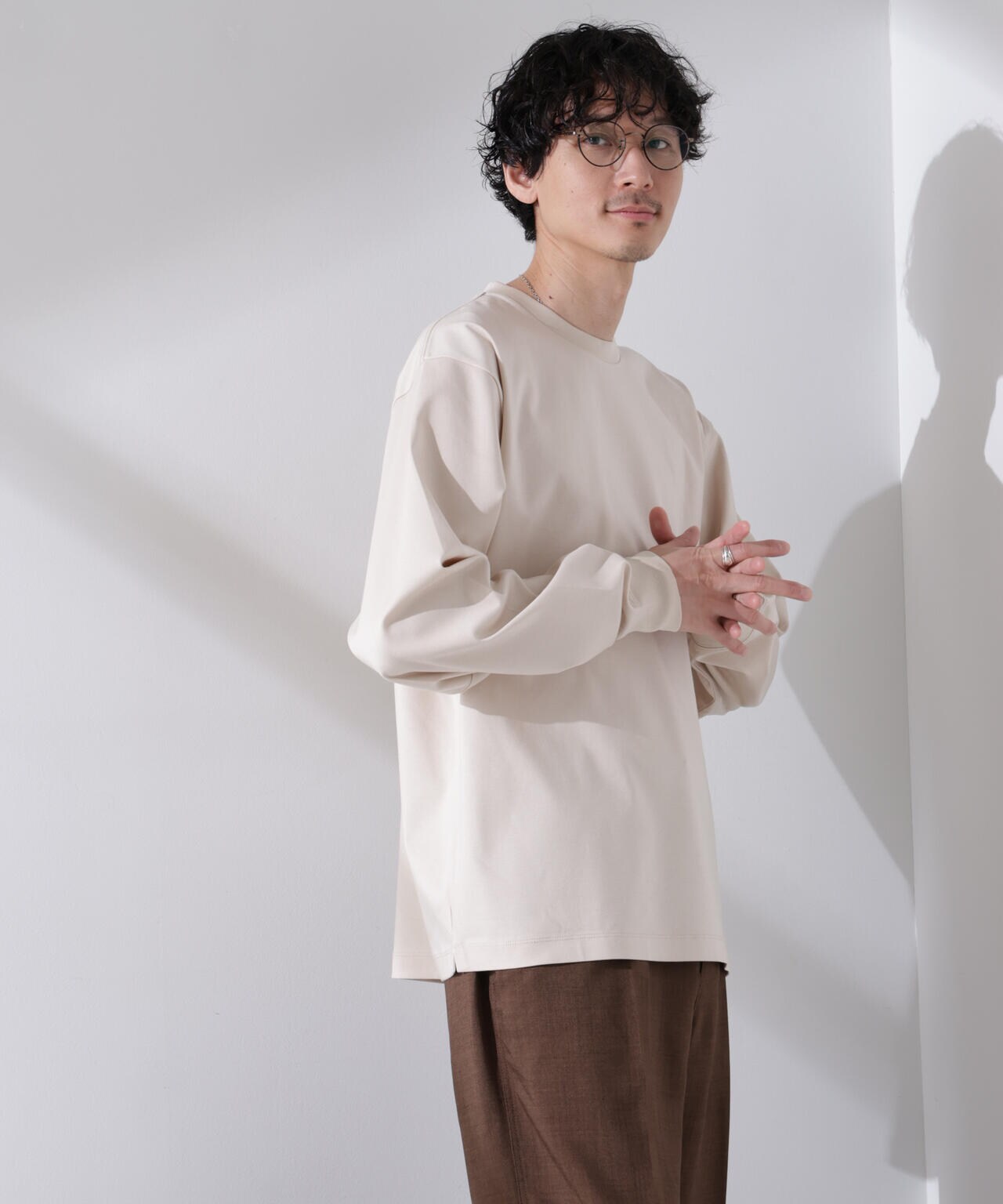 アンチスメル BIG クルーネックTシャツ 長袖 6725123207