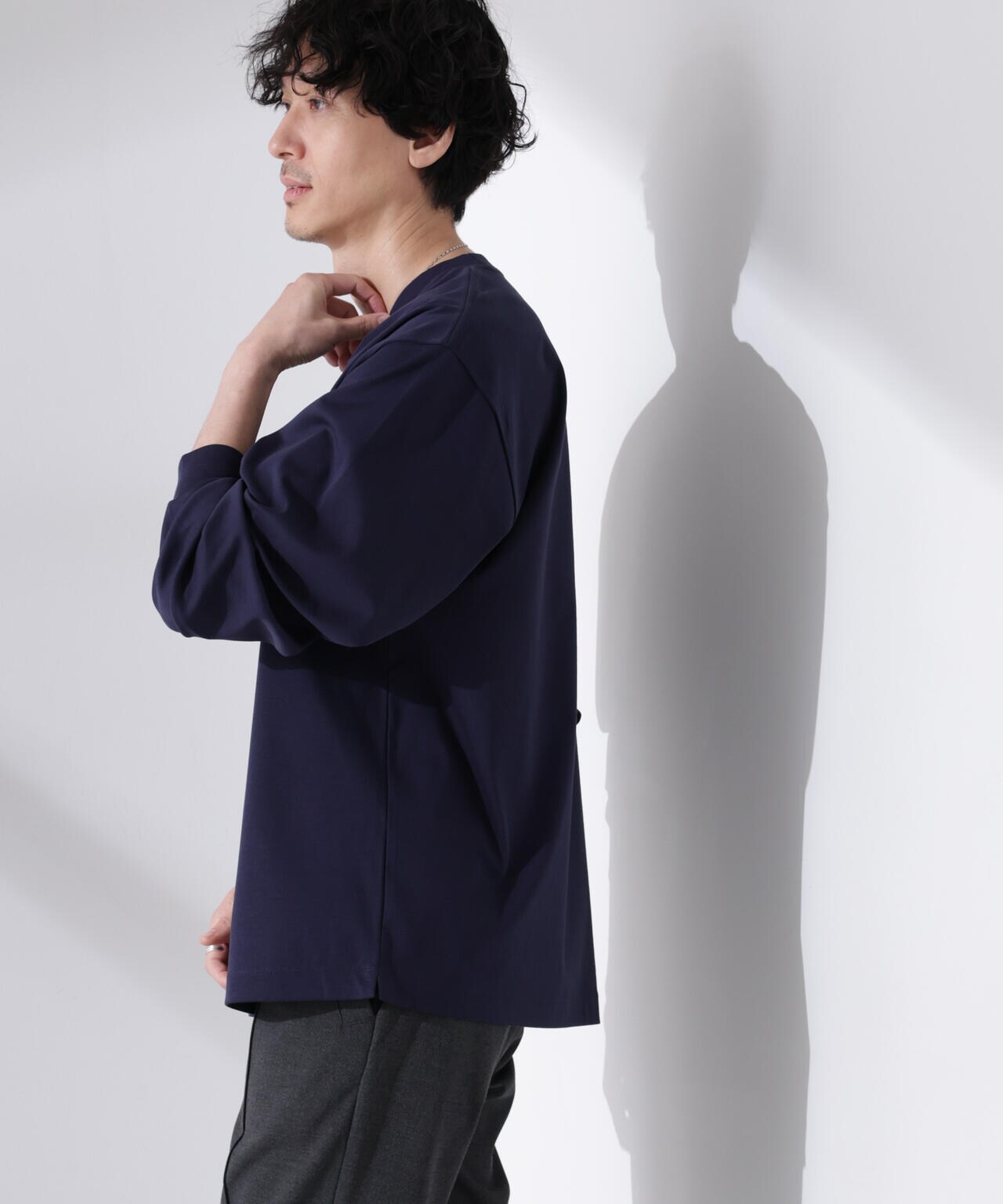 アンチスメル BIG クルーネックTシャツ 長袖 6725123207