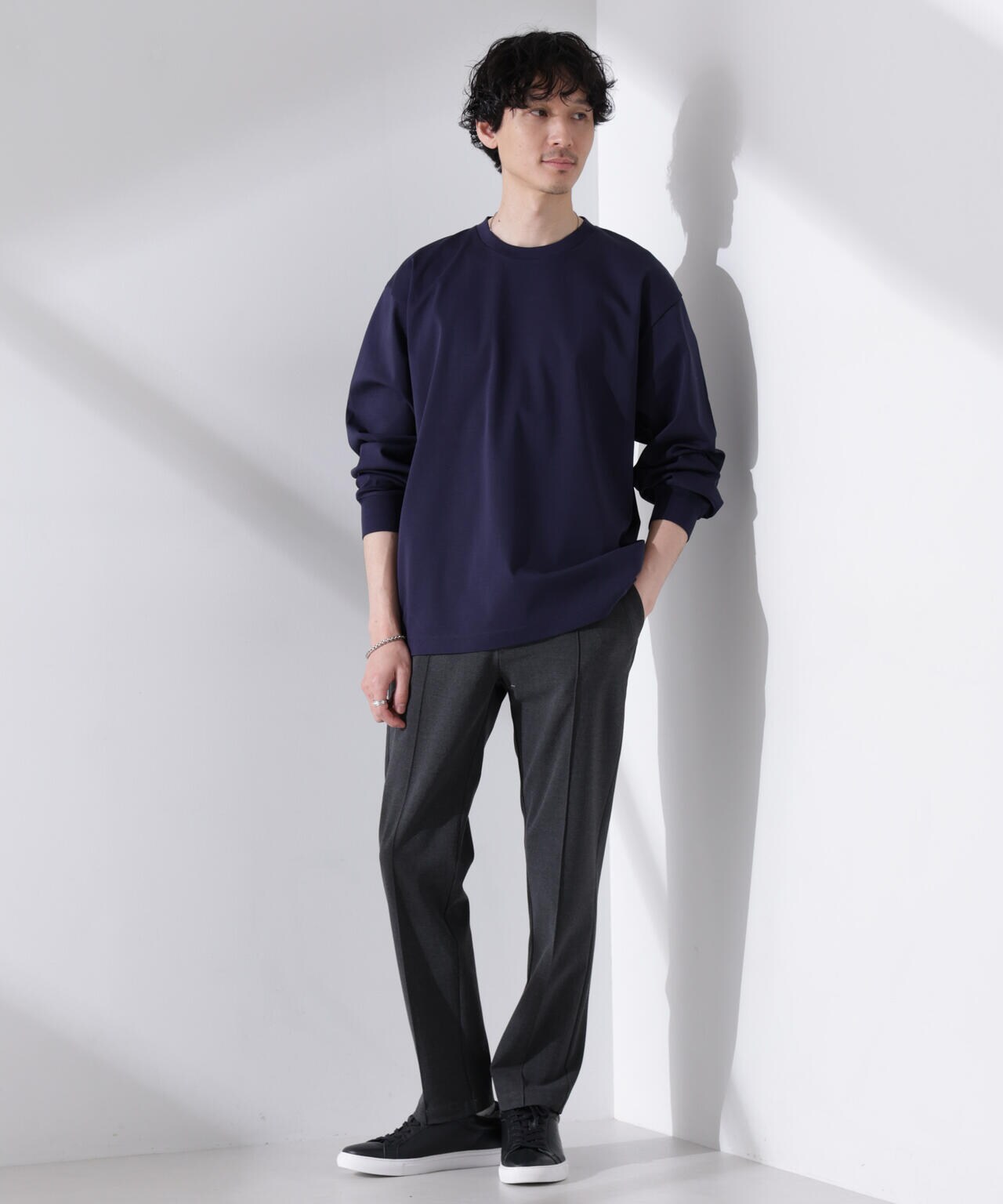 アンチスメル BIG クルーネックTシャツ 長袖 6725123207
