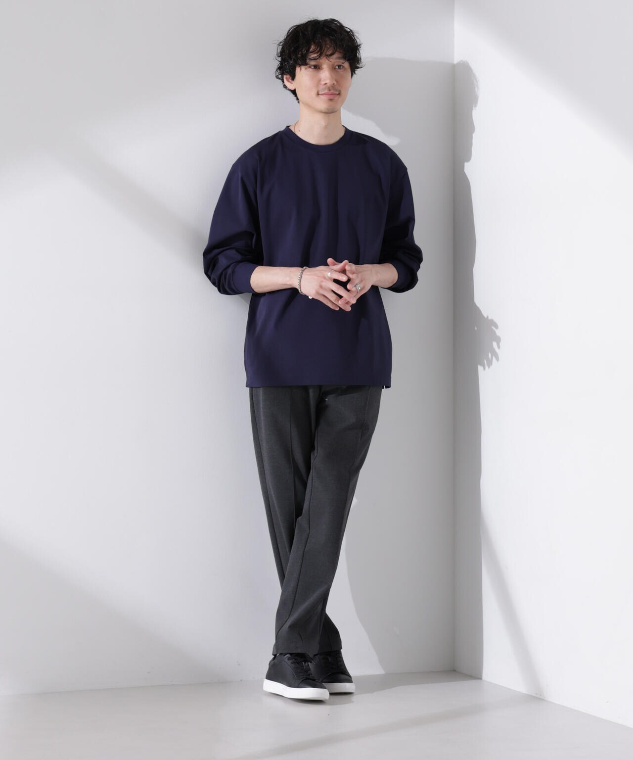 アンチスメル BIG クルーネックTシャツ 長袖 6725123207
