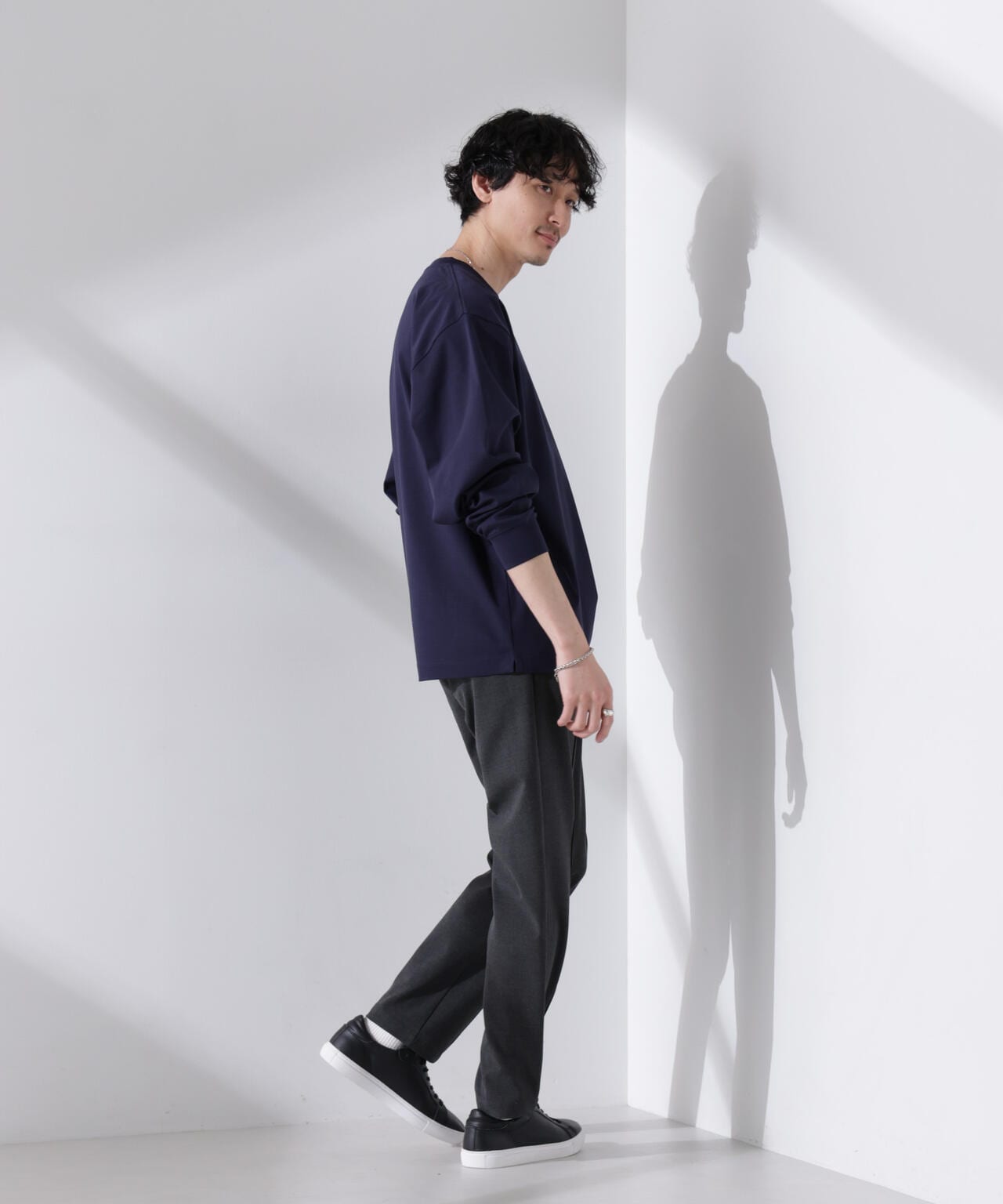 アンチスメル BIG クルーネックTシャツ 長袖 6725123207