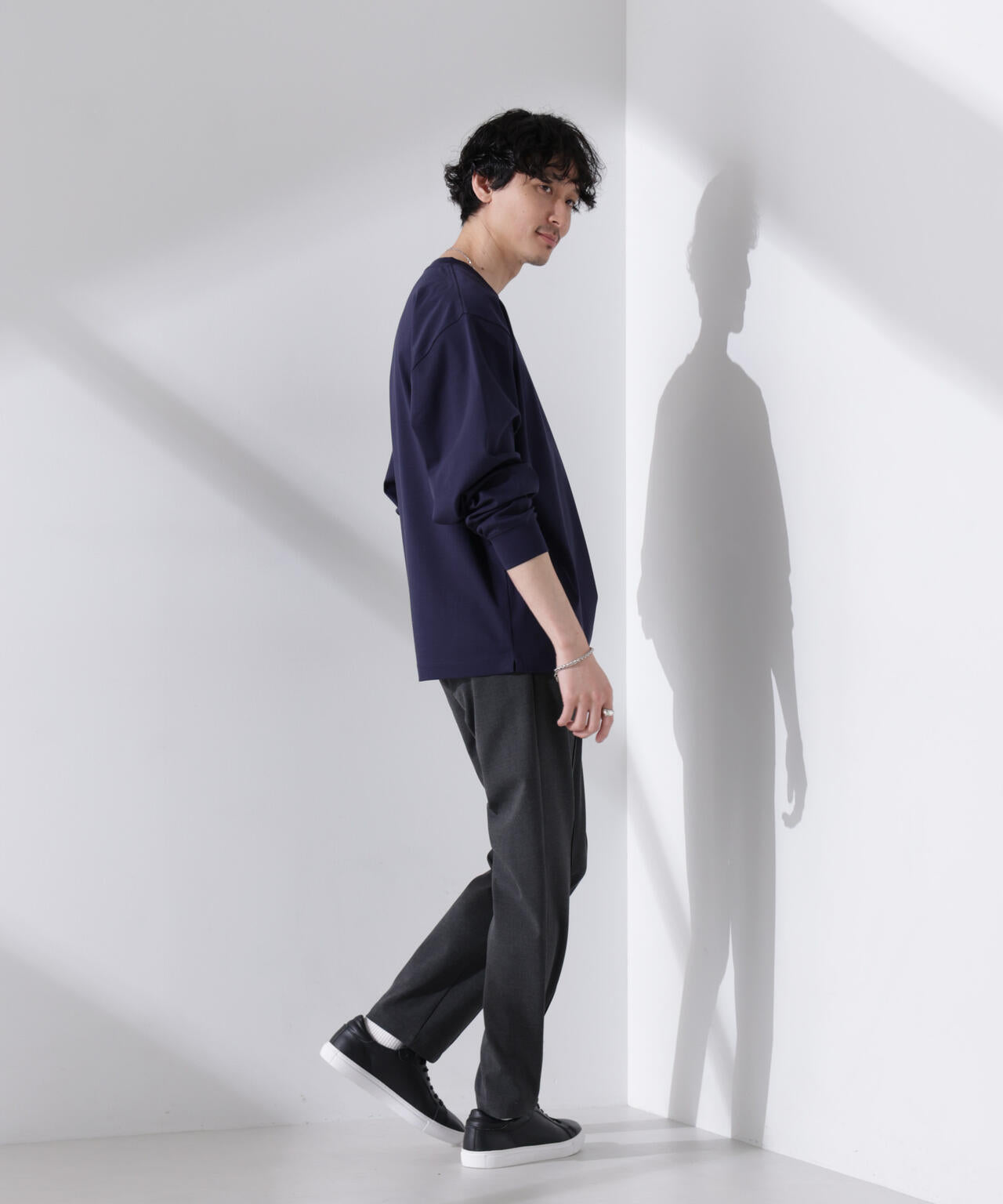 アンチスメル BIG クルーネックTシャツ 長袖 6725123207