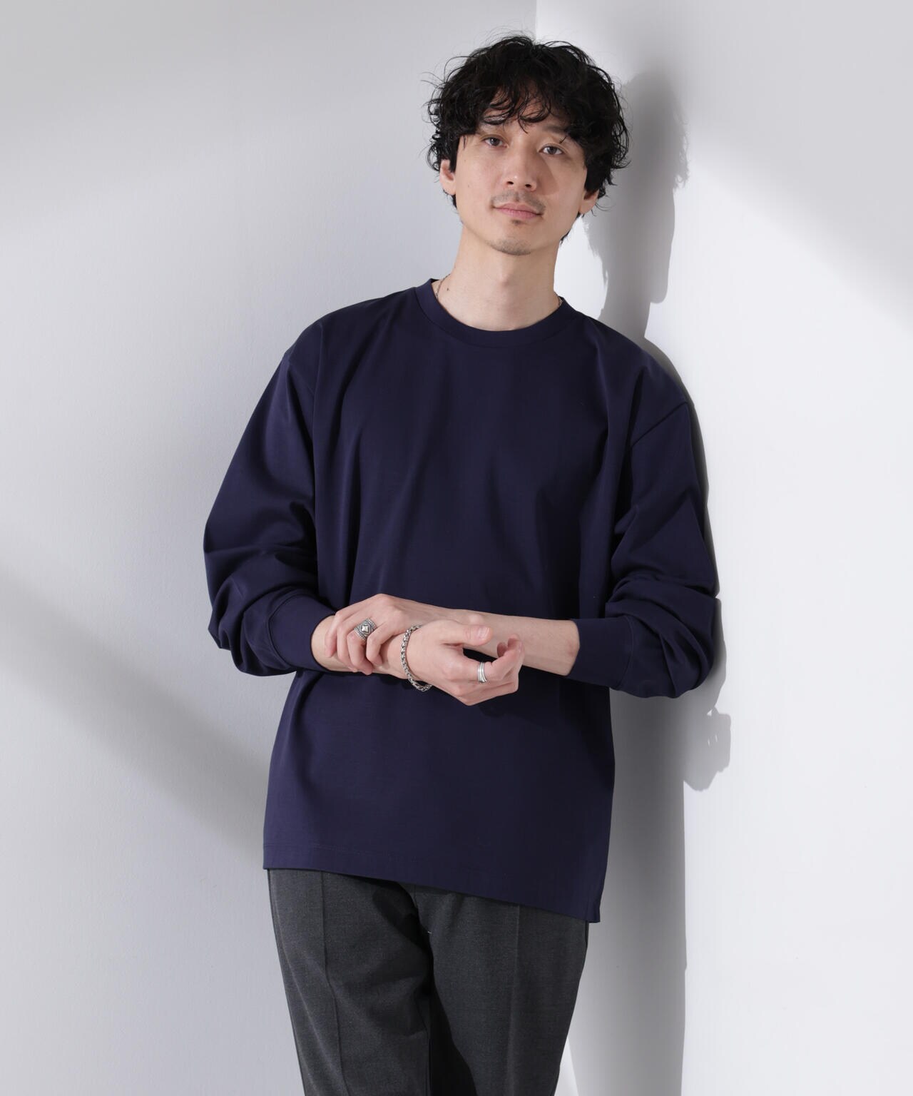 アンチスメル BIG クルーネックTシャツ 長袖 6725123207