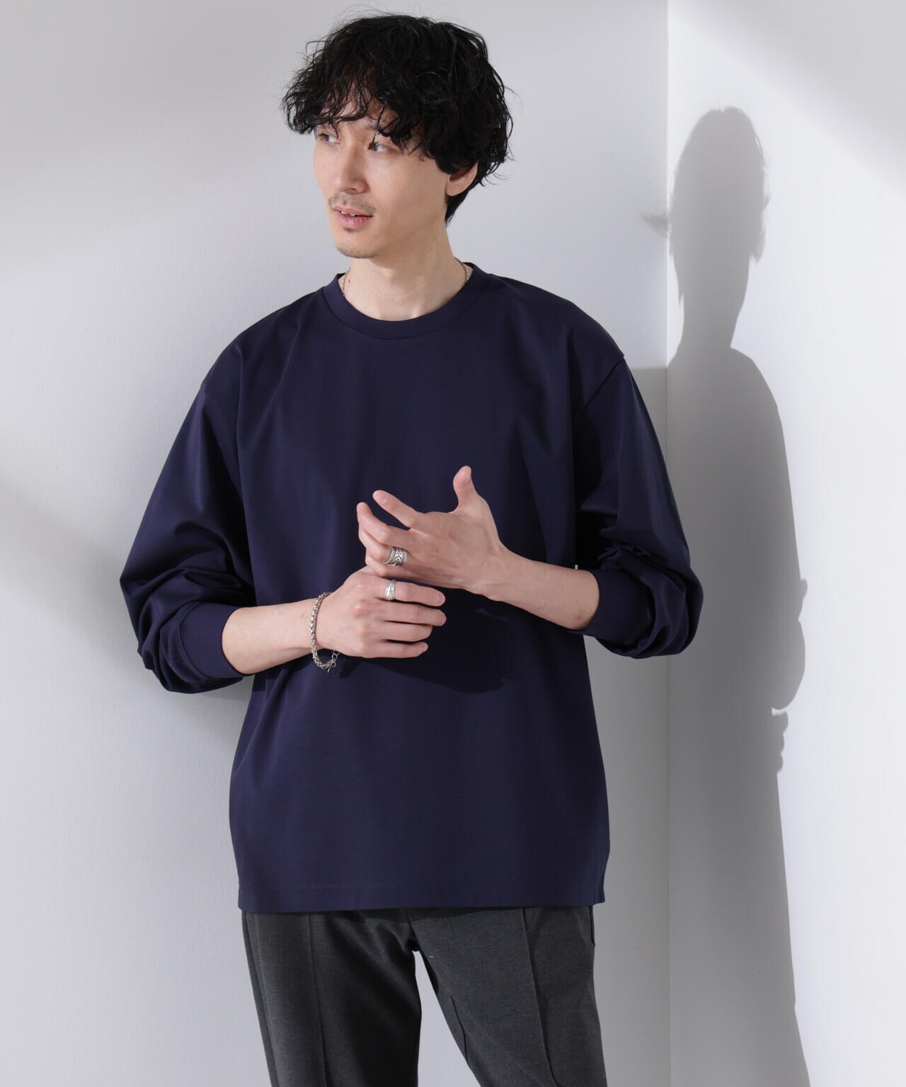 アンチスメル BIG クルーネックTシャツ 長袖 6725123207
