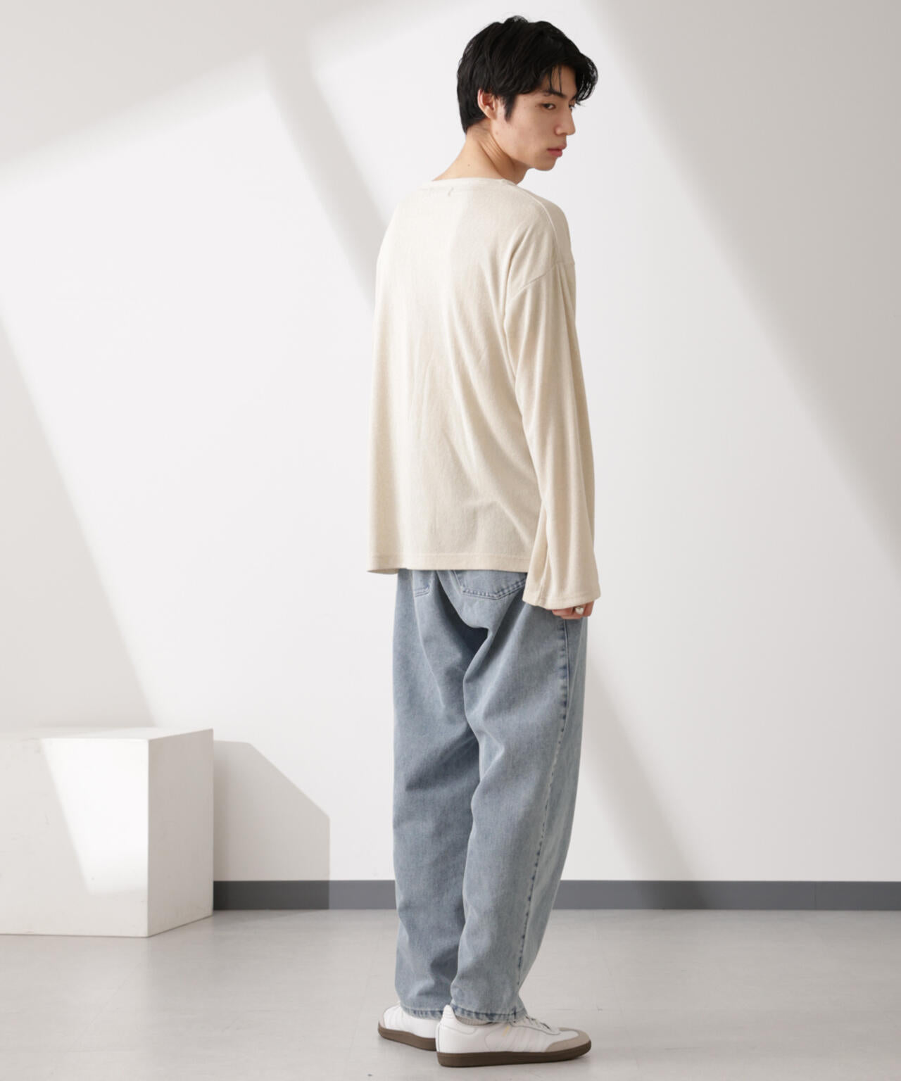 WEB限定/セミシアークルーネックプルオーバー 長袖 6725123210