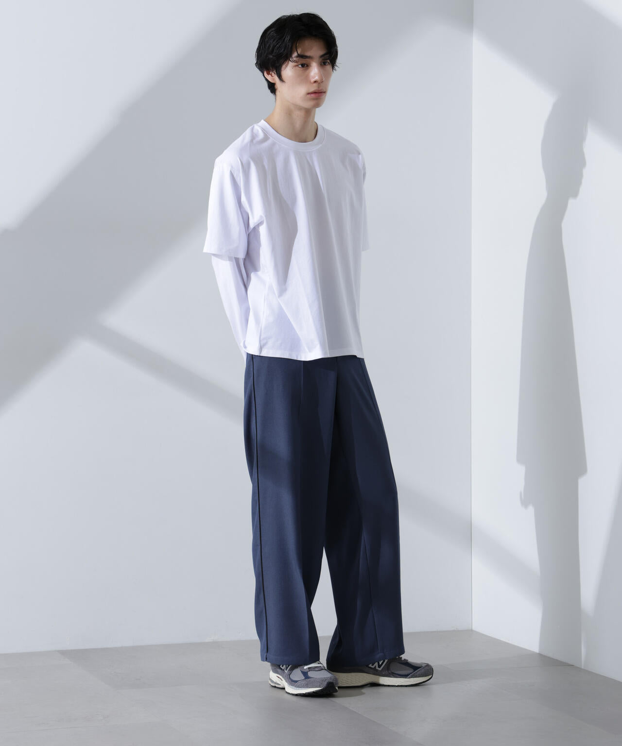 WEB限定/フェイクレイヤードTシャツ 長袖 6725123215