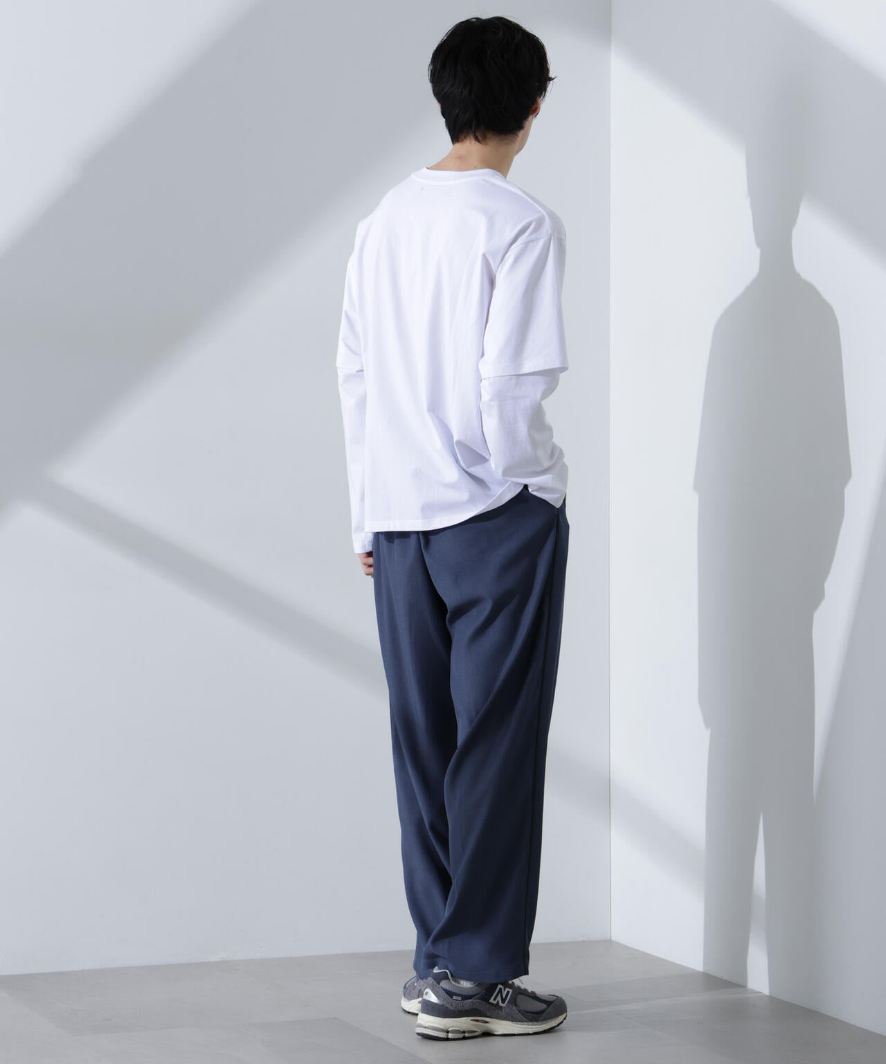 WEB限定/フェイクレイヤードTシャツ 長袖 6725123215