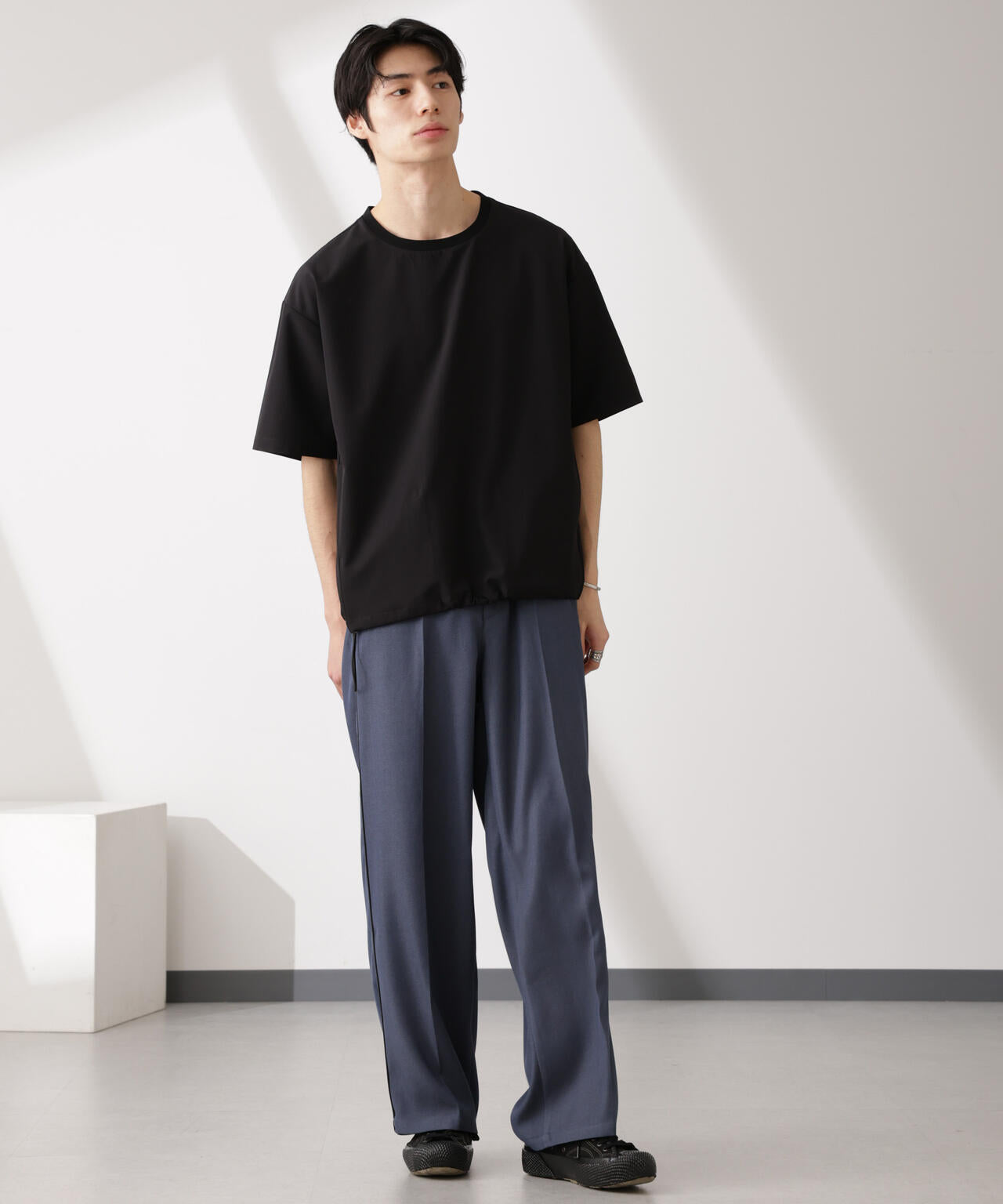 ライトウェイトストレッチ プルオーバー半袖(セットアップ可) 6725124201