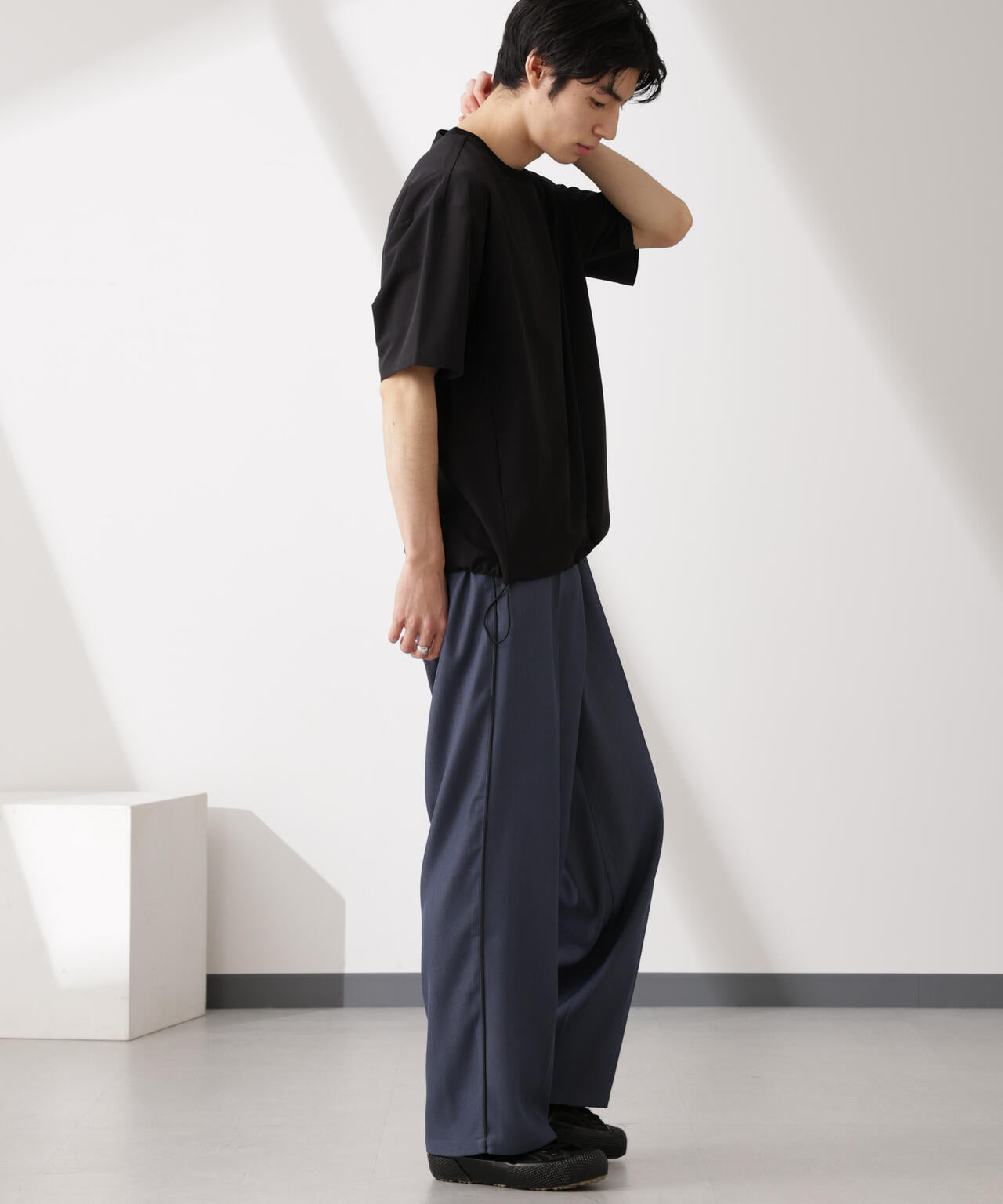 ライトウェイトストレッチ プルオーバー半袖(セットアップ可) 6725124201