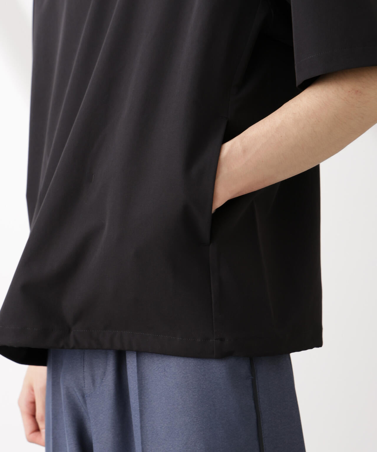 ライトウェイトストレッチ プルオーバー半袖(セットアップ可) 6725124201