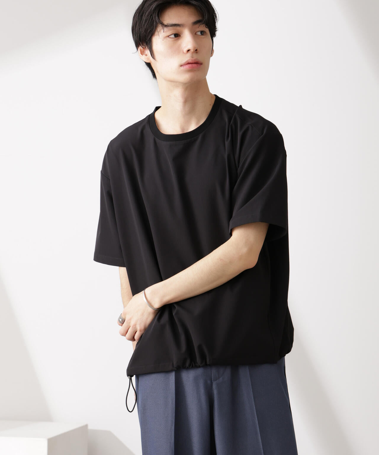 ライトウェイトストレッチ プルオーバー半袖(セットアップ可) 6725124201