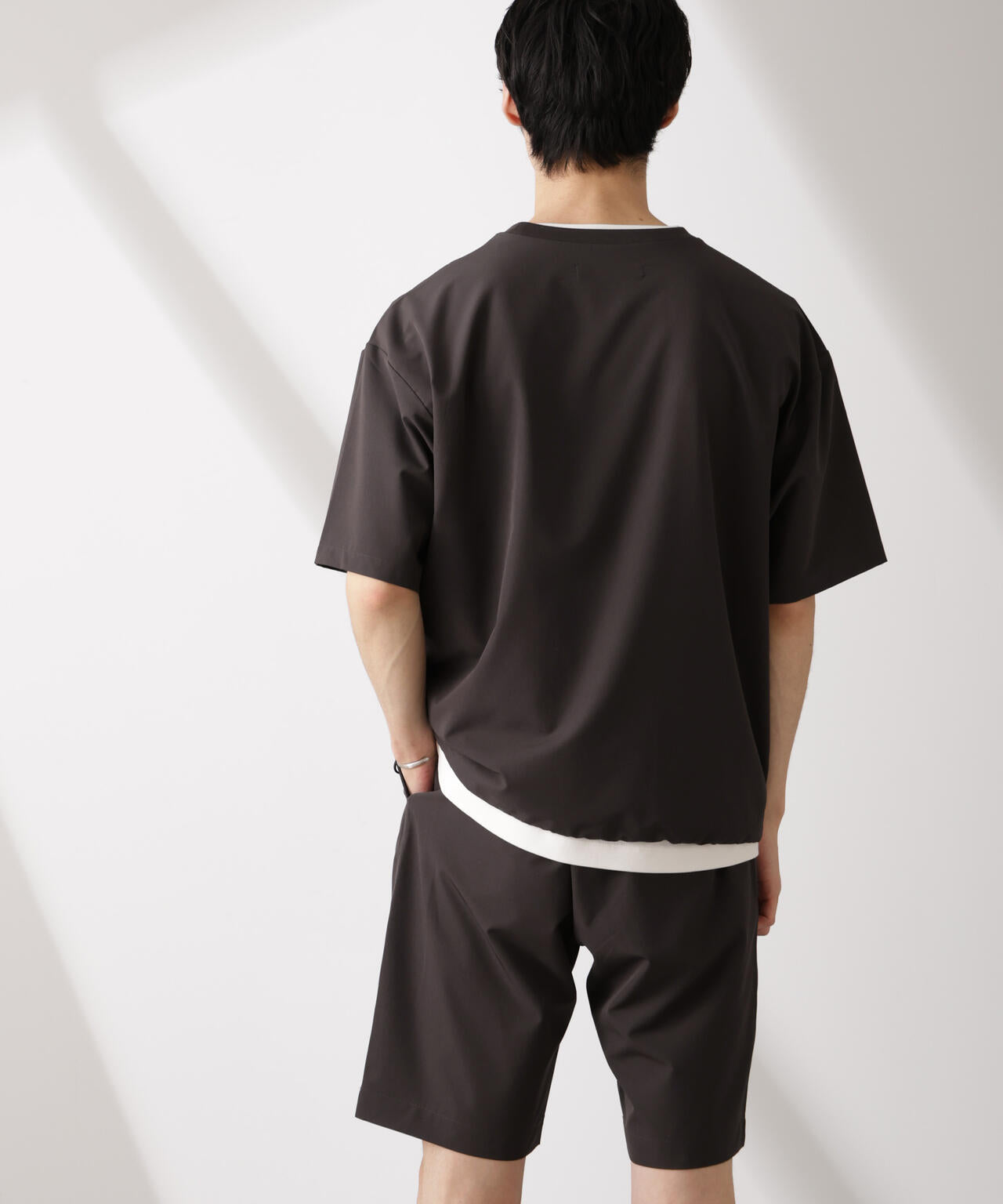 ライトウェイトストレッチ プルオーバー半袖(セットアップ可) 6725124201