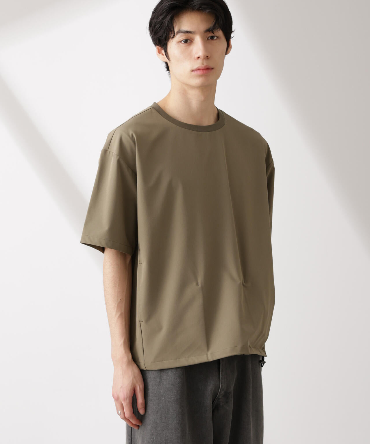 ライトウェイトストレッチ プルオーバー半袖(セットアップ可) 6725124201