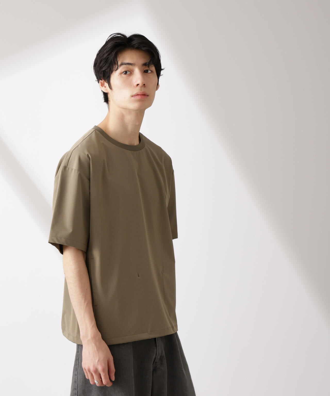 ライトウェイトストレッチ プルオーバー半袖(セットアップ可) 6725124201