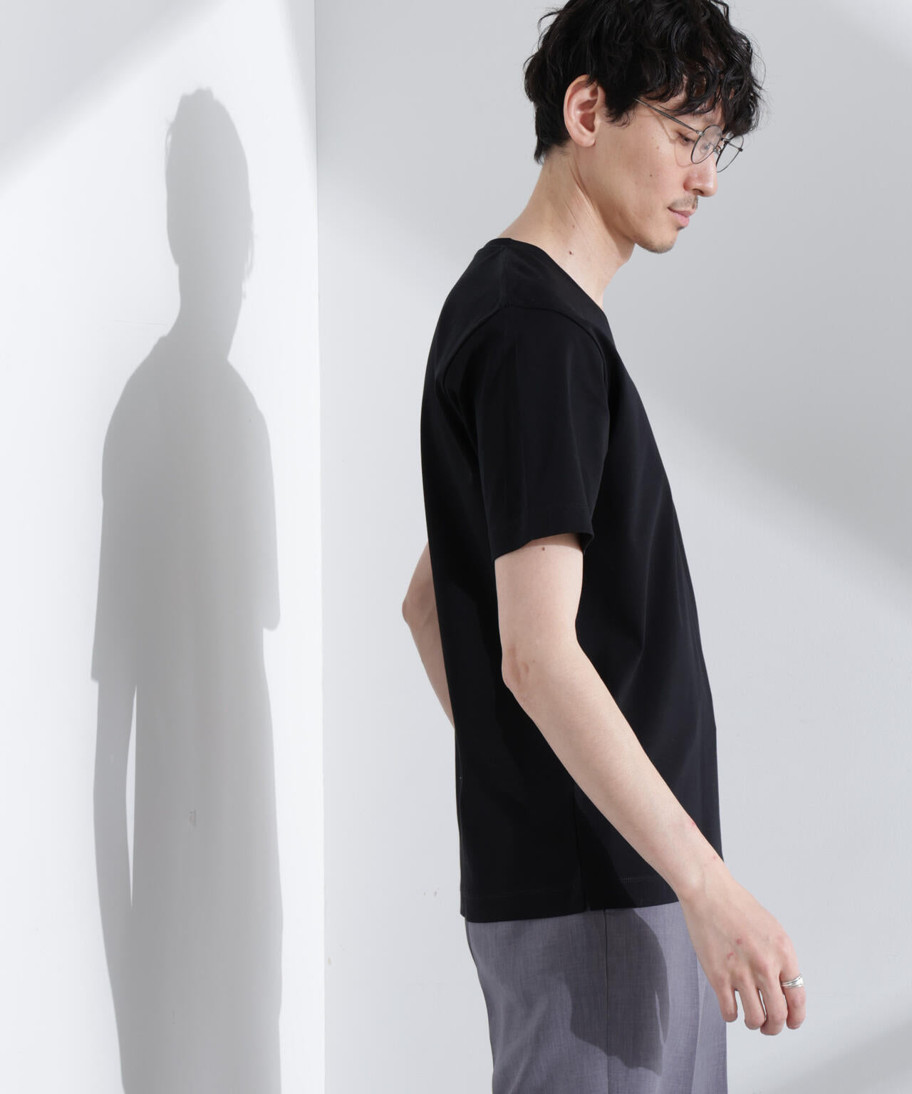 アンチスメル VネックTシャツ 半袖 6725124203