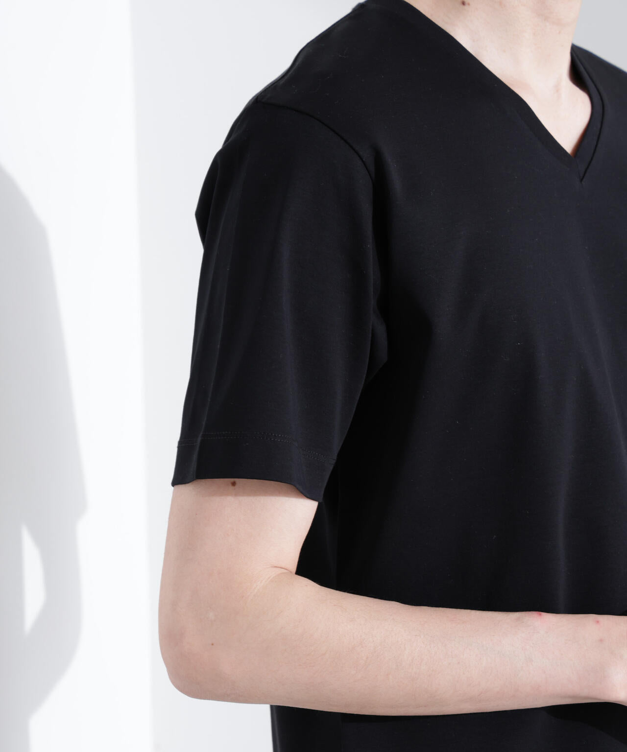 アンチスメル VネックTシャツ 半袖 6725124203