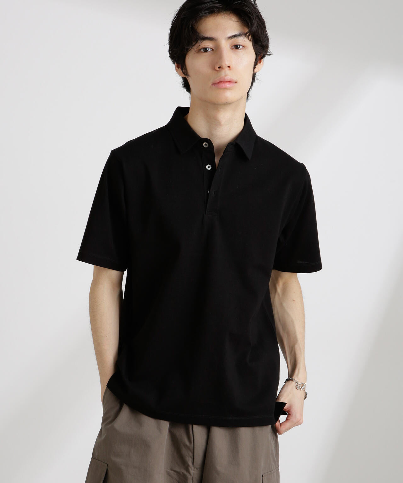 アンチスメル 鹿の子ポロ 半袖 6725124206