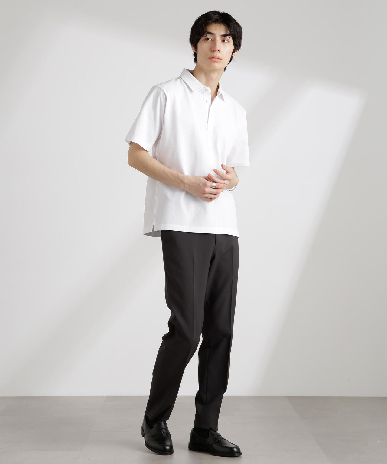 アンチスメル 鹿の子ポロ 半袖 6725124206