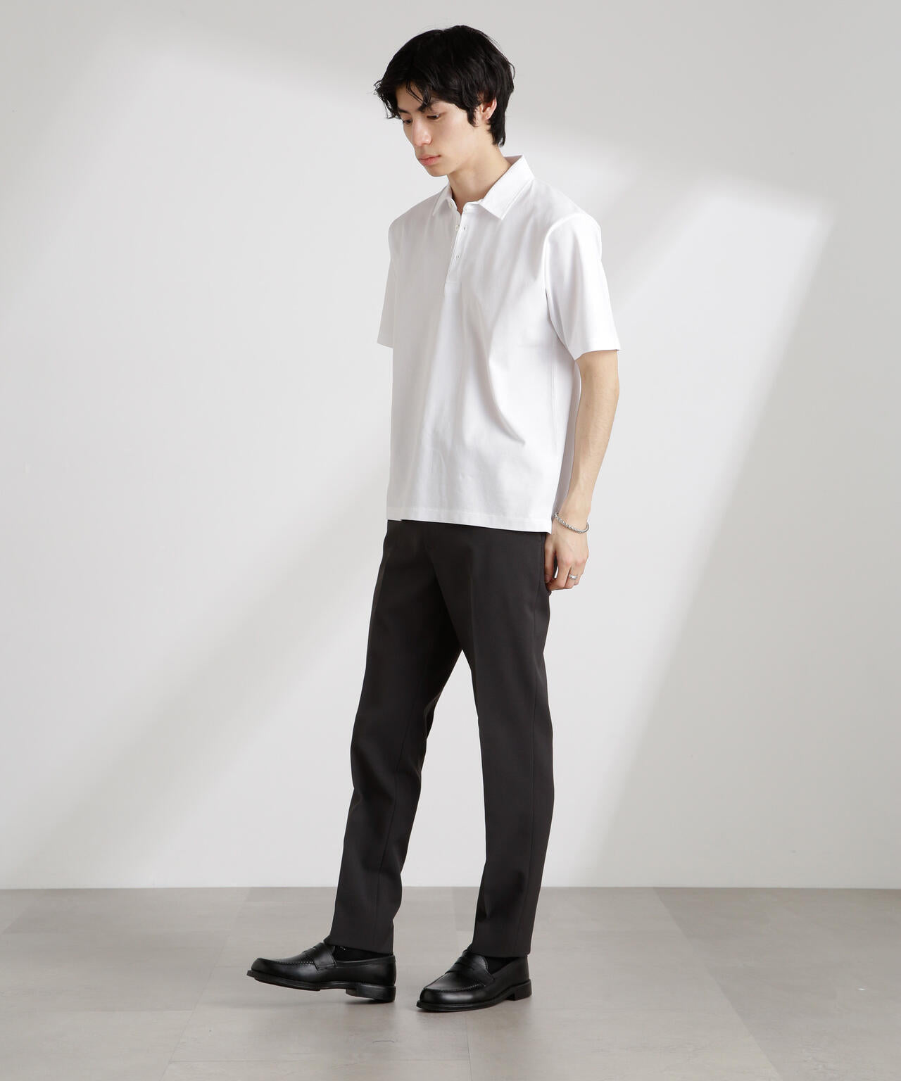 アンチスメル 鹿の子ポロ 半袖 6725124206