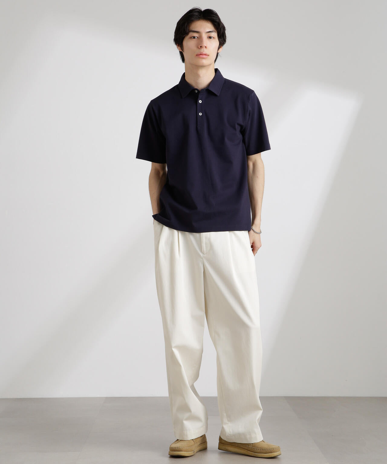 アンチスメル 鹿の子ポロ 半袖 6725124206