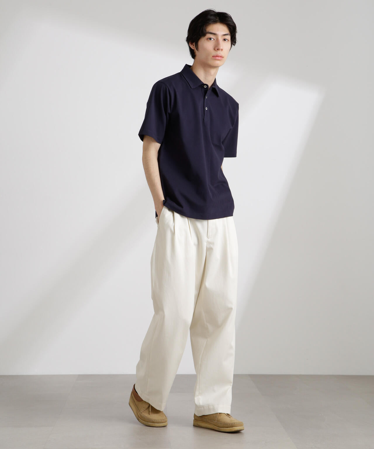 アンチスメル 鹿の子ポロ 半袖 6725124206