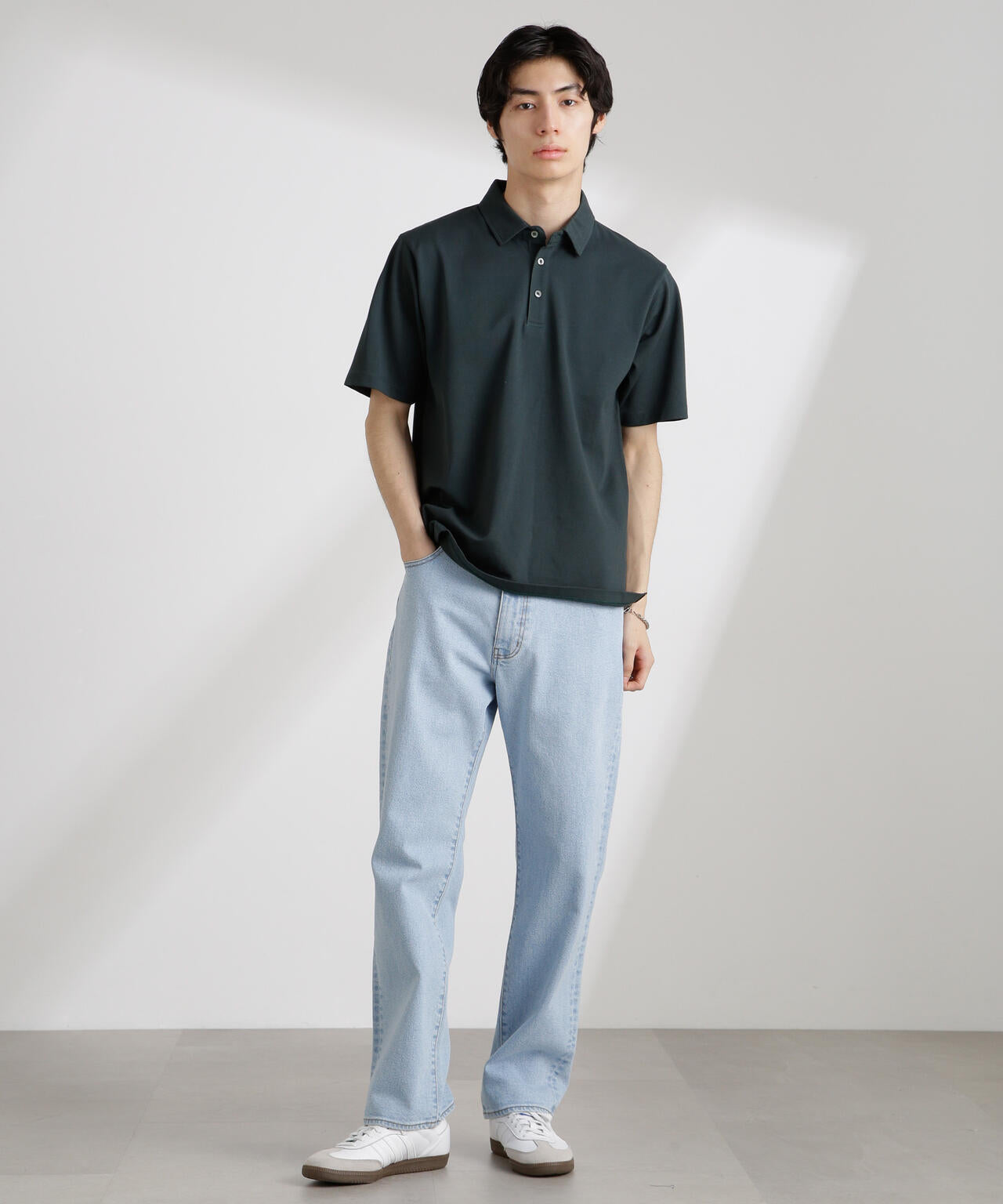 アンチスメル 鹿の子ポロ 半袖 6725124206