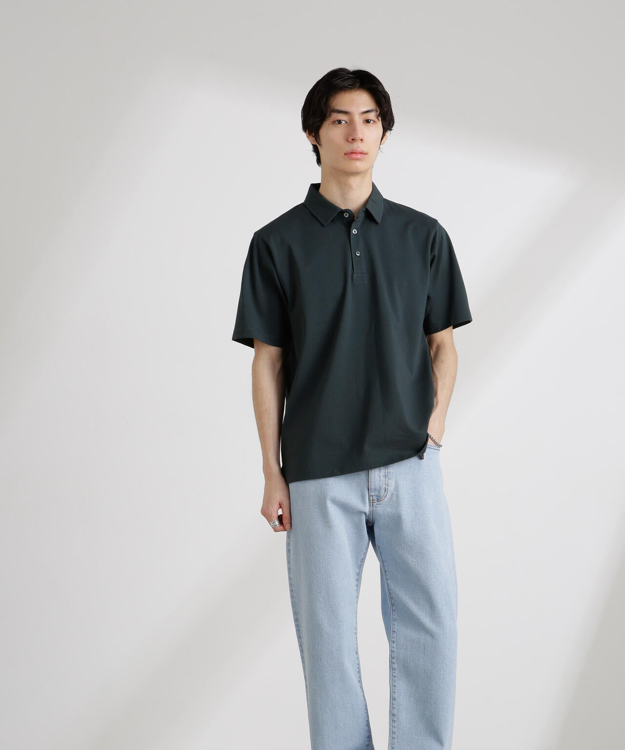 アンチスメル 鹿の子ポロ 半袖 6725124206