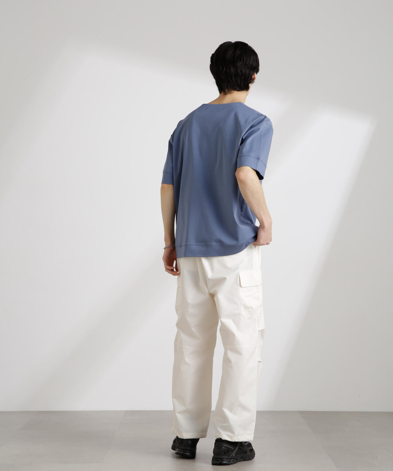 50/-シルケットスムースキーネックTシャツ 6725124208
