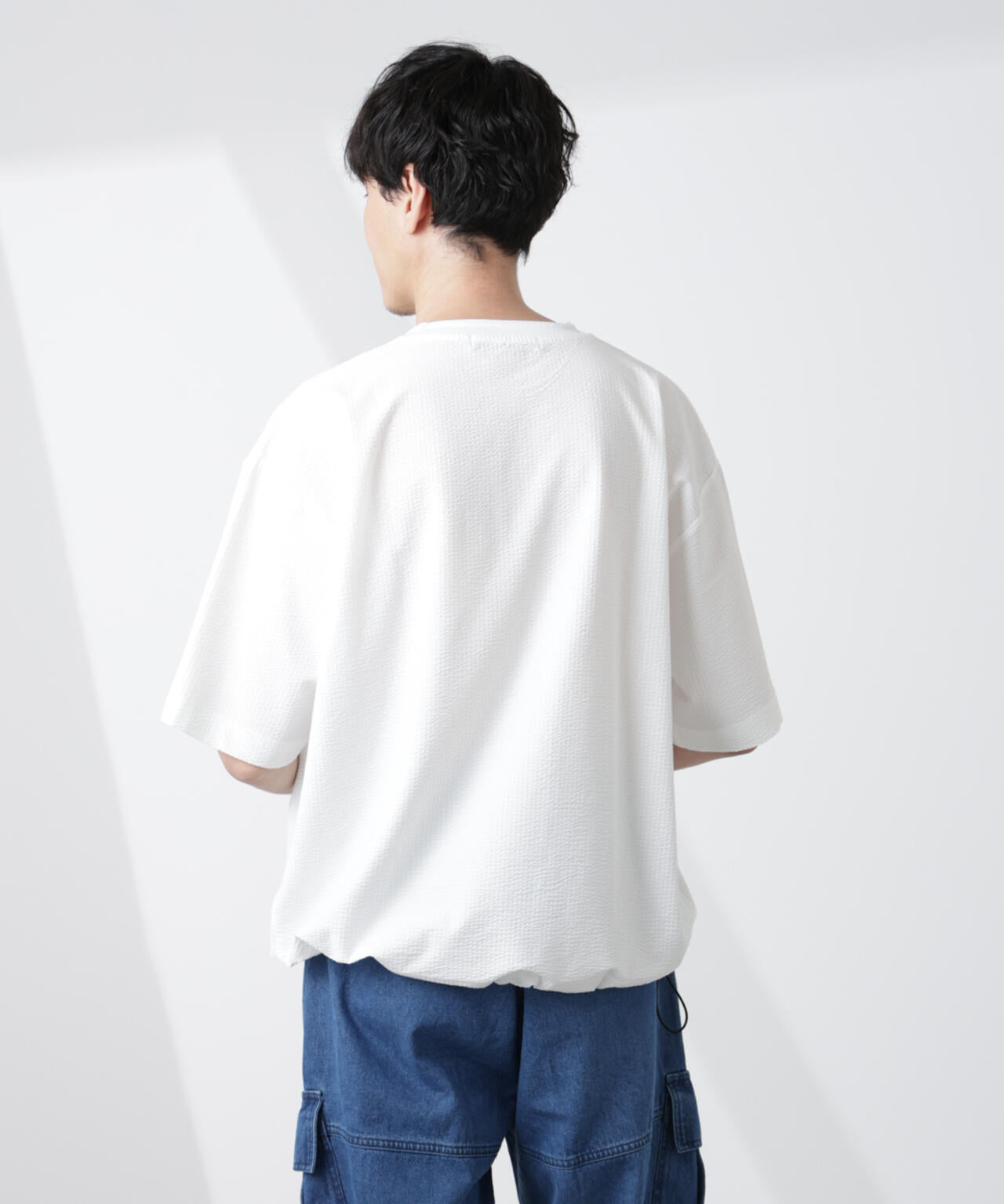 シルケットサッカーワイドTシャツ 半袖 6725124210