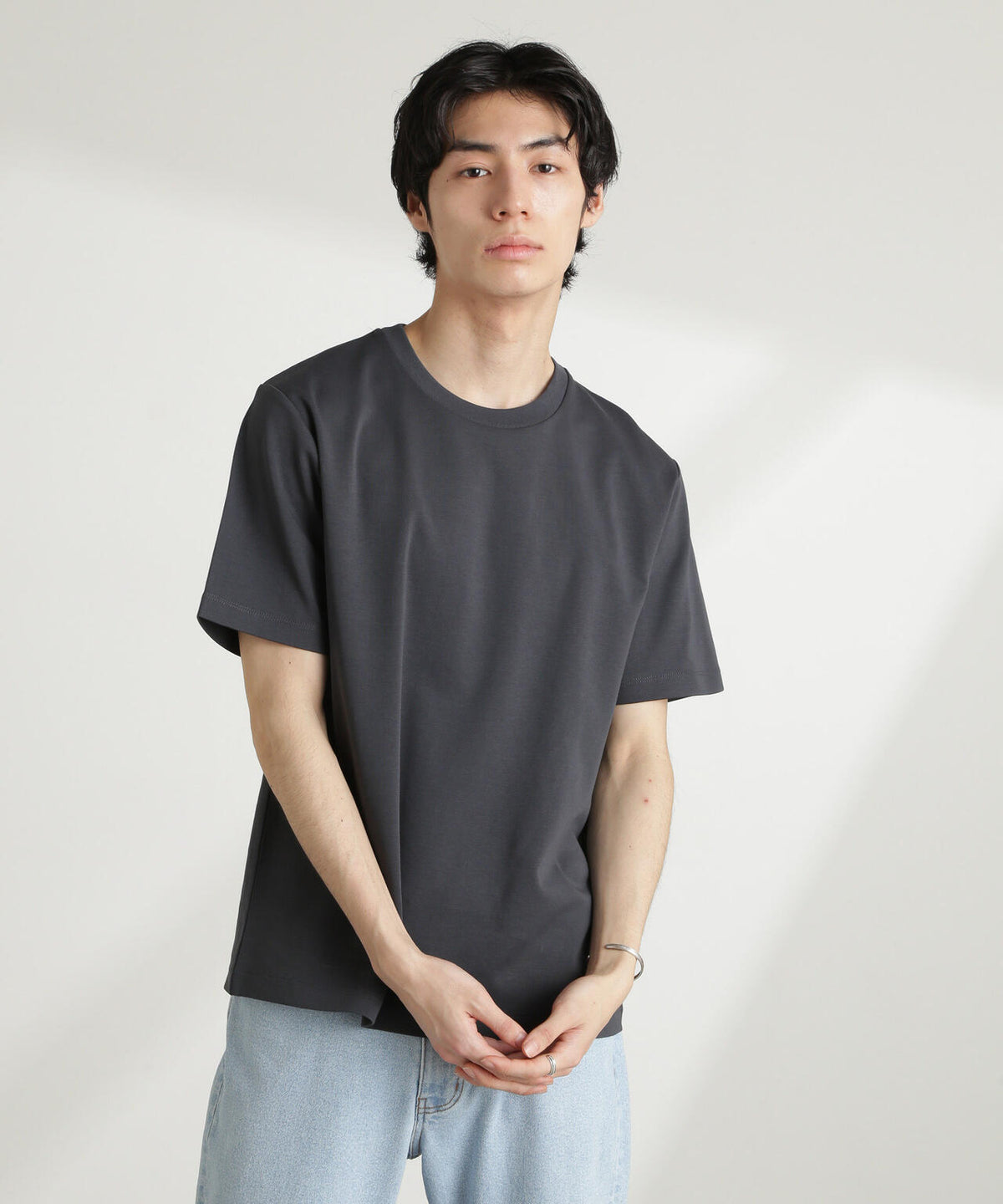 ダブルスムースクルーネックTシャツ 半袖 6725124211