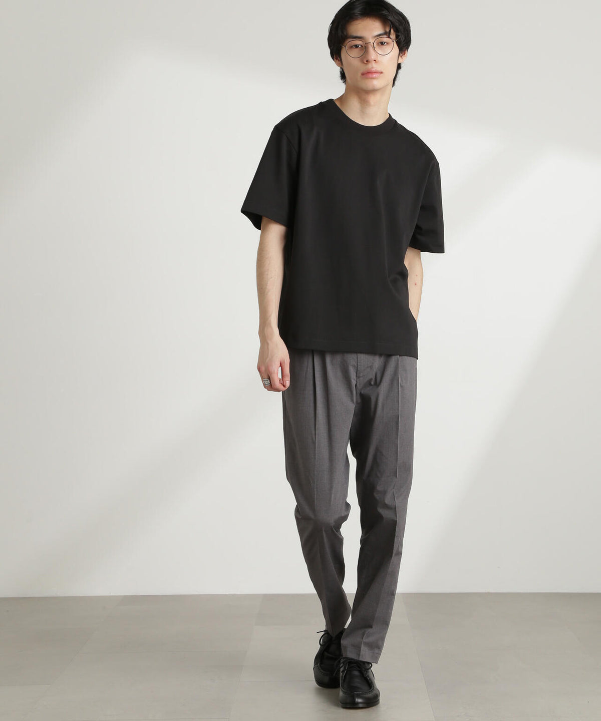 ダブルスムースクルーネックBIGTシャツ 半袖 6725124213