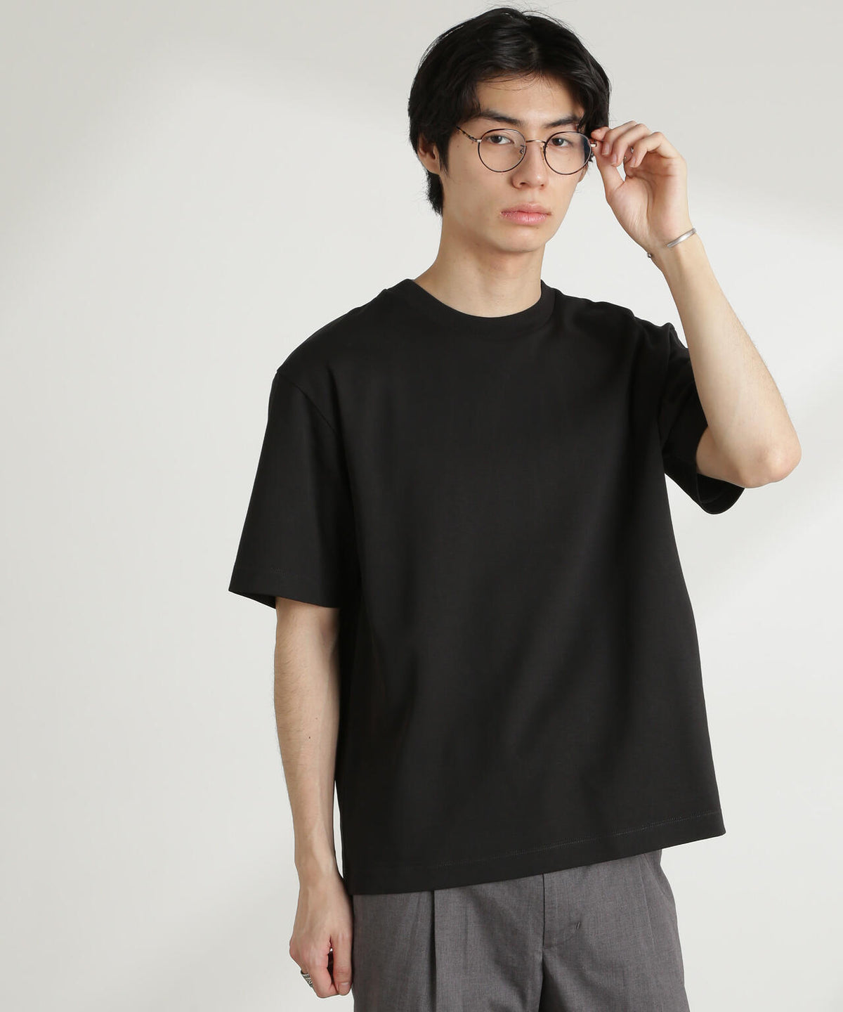 ダブルスムースクルーネックBIGTシャツ 半袖 6725124213