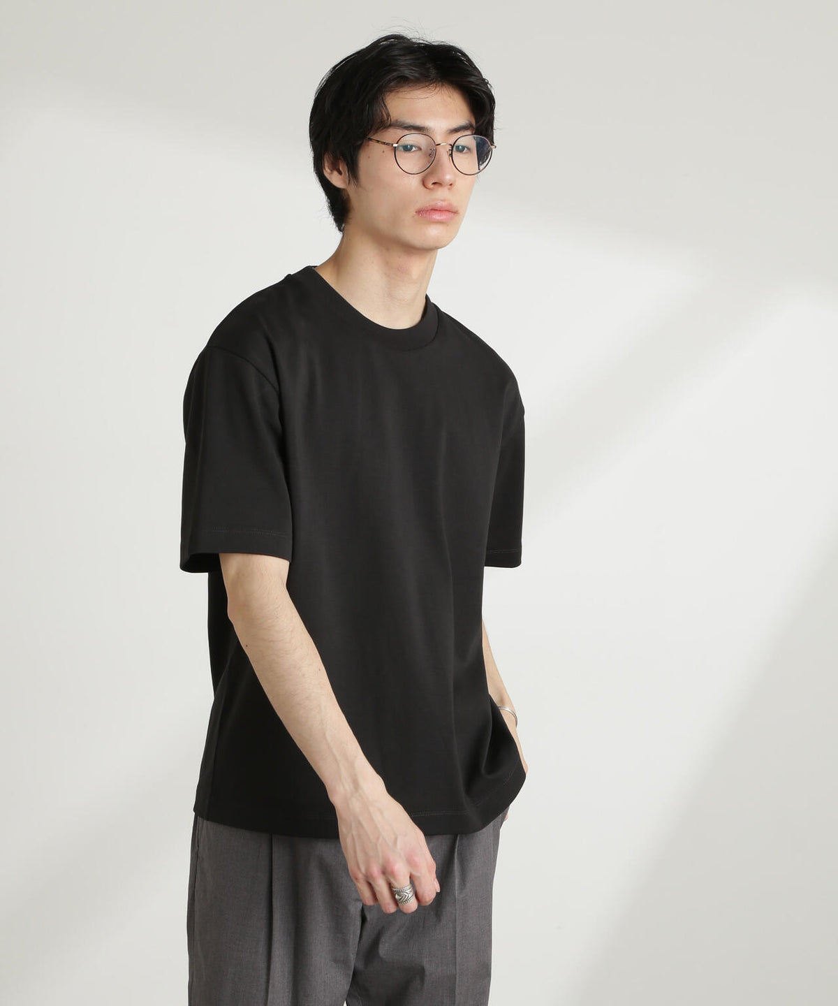 ダブルスムースクルーネックBIGTシャツ 半袖 6725124213