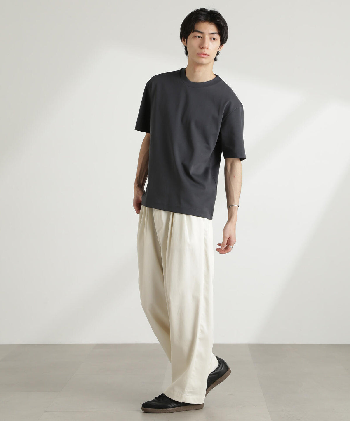 ダブルスムースクルーネックBIGTシャツ 半袖 6725124213