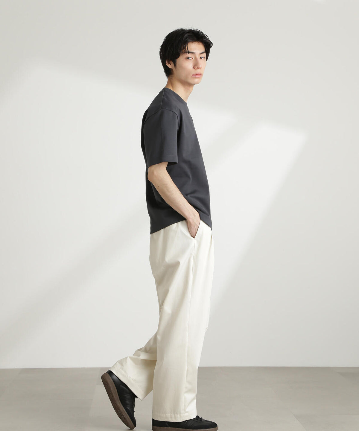 ダブルスムースクルーネックBIGTシャツ 半袖 6725124213