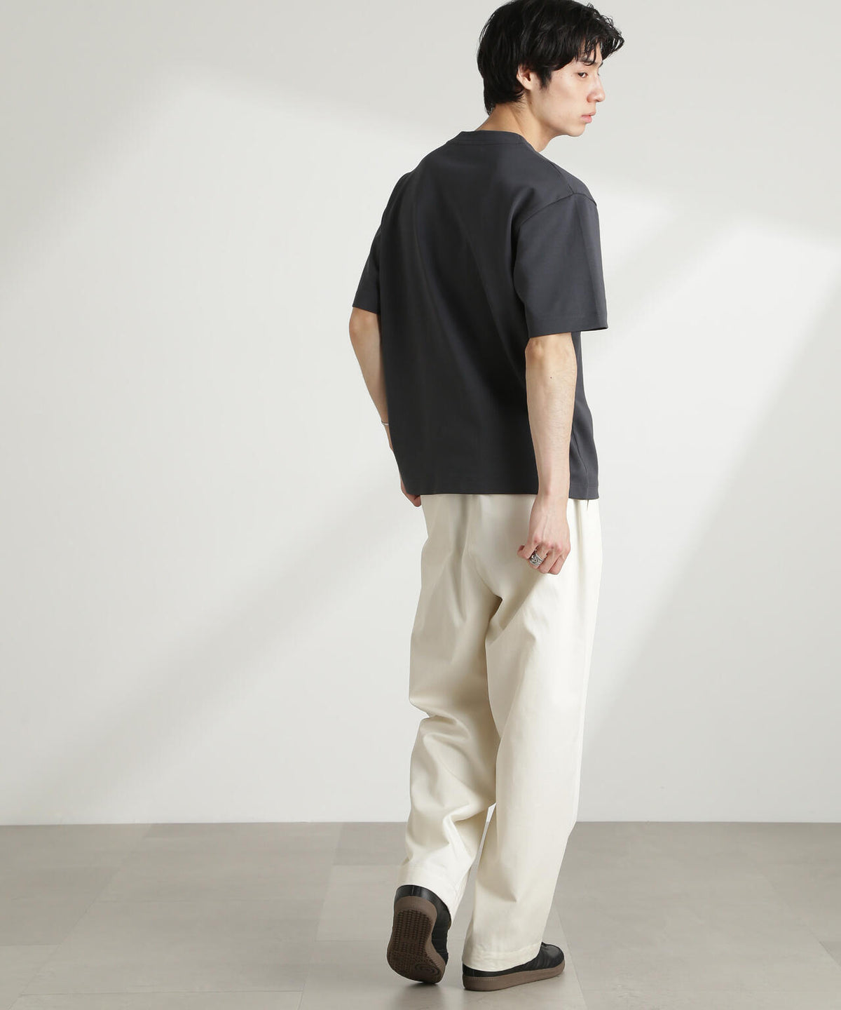 ダブルスムースクルーネックBIGTシャツ 半袖 6725124213