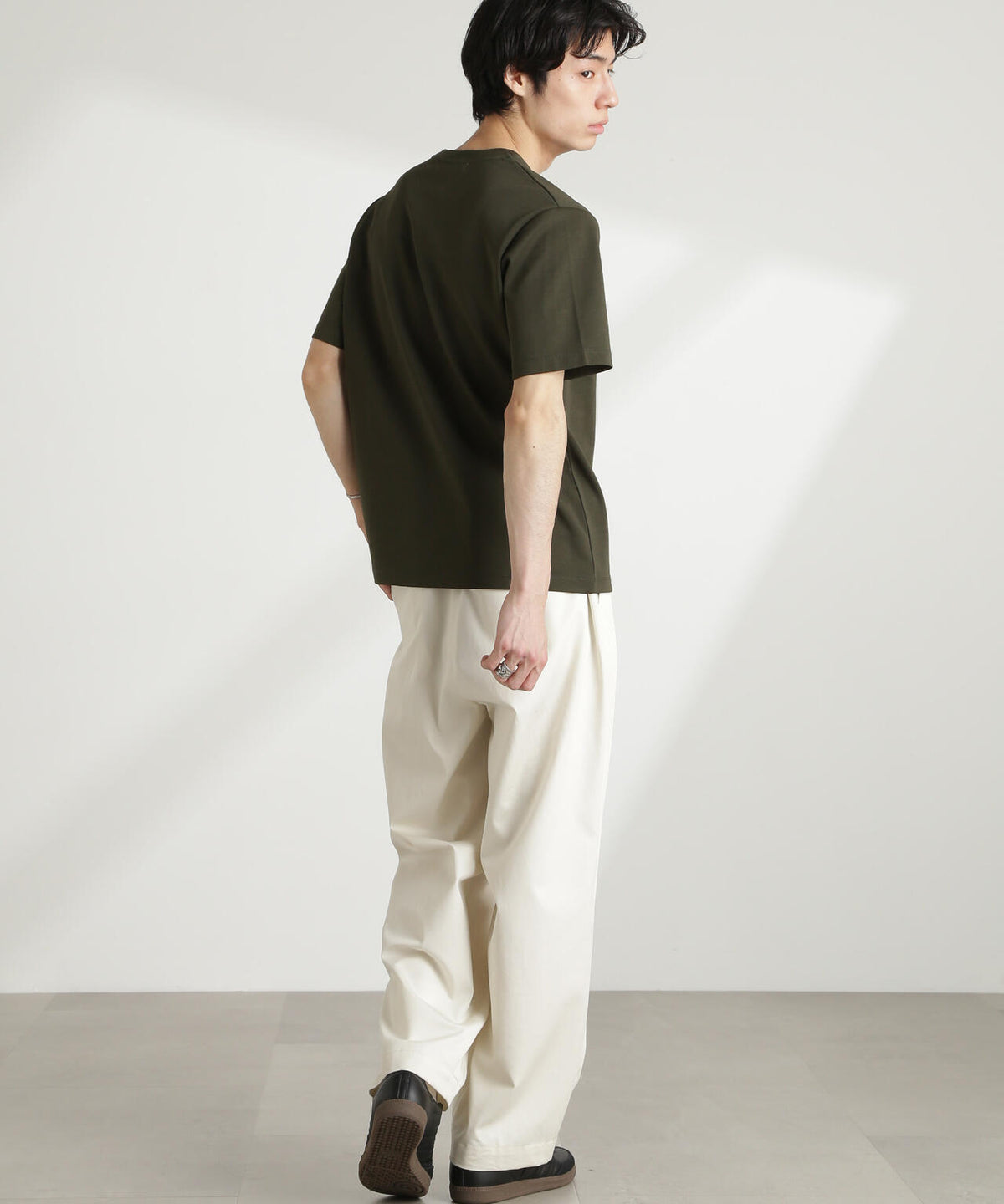 ダブルスムースVネックTシャツ 半袖 6725124214