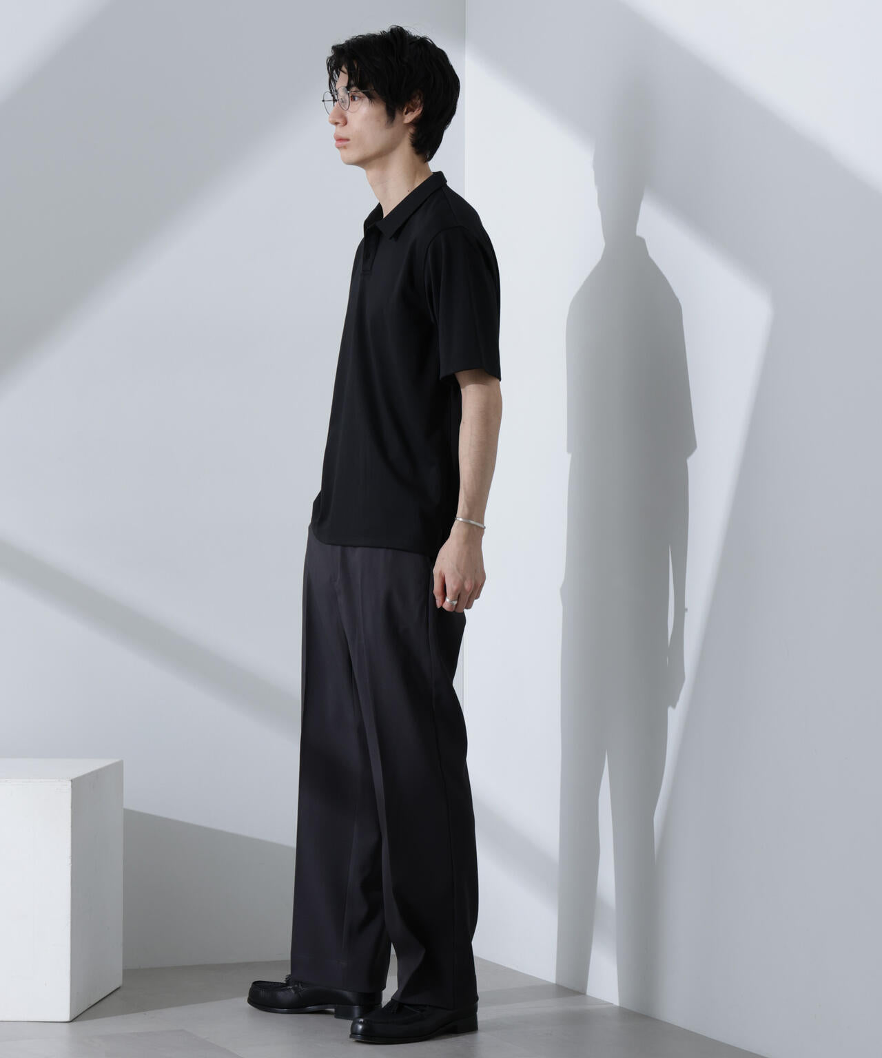 Pe/Ry鹿の子ポロシャツ 半袖 6725124215