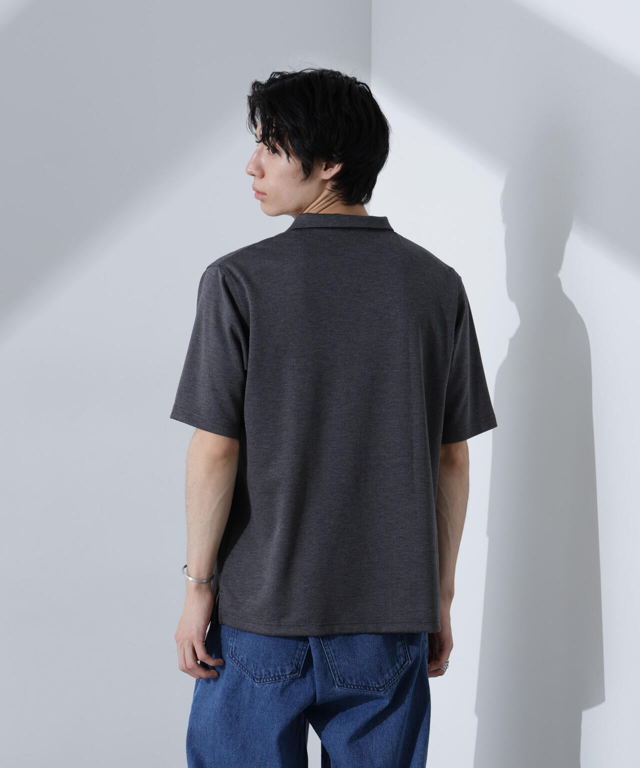 Pe/Ry鹿の子ポロシャツ 半袖 6725124215