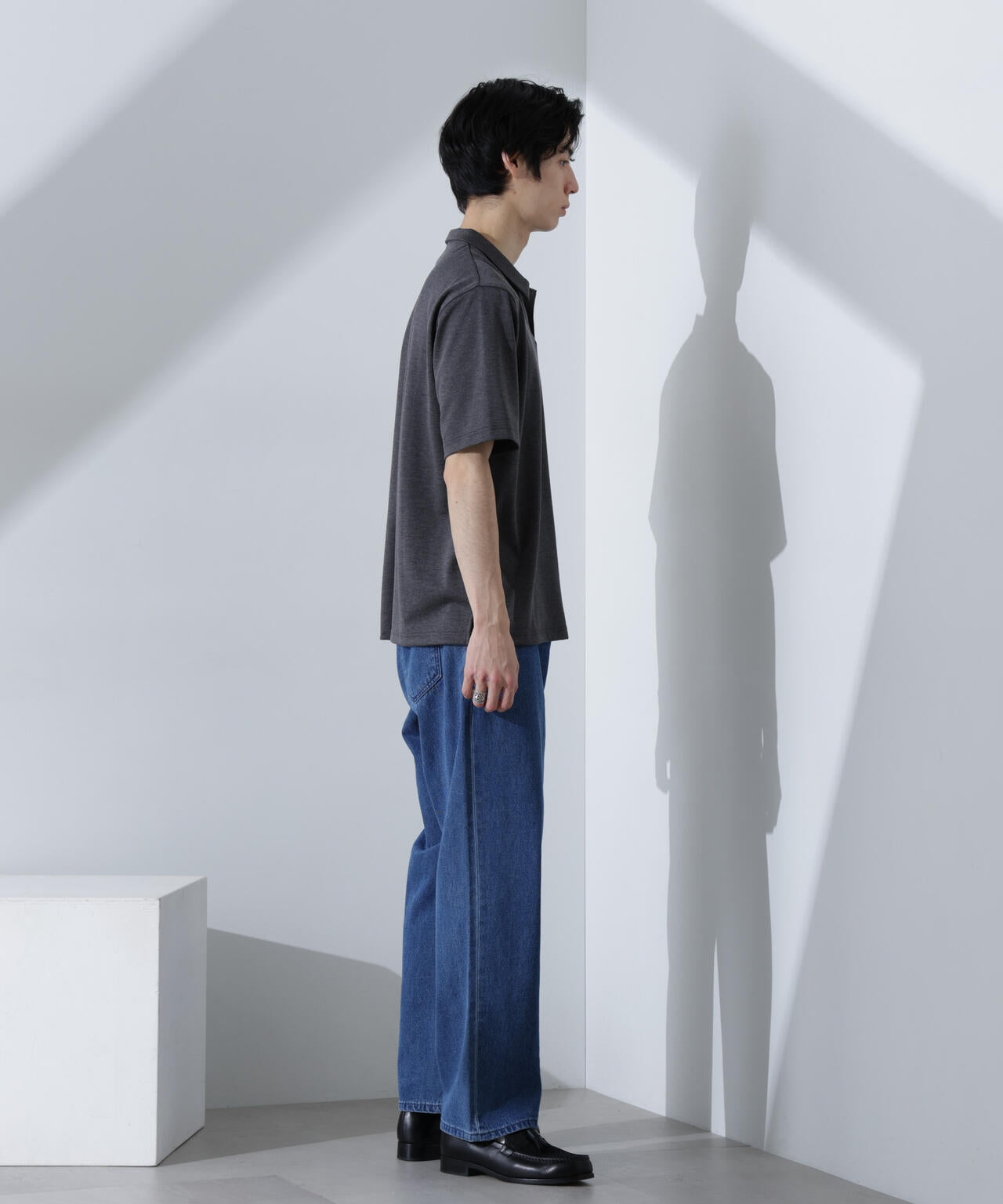 Pe/Ry鹿の子ポロシャツ 半袖 6725124215