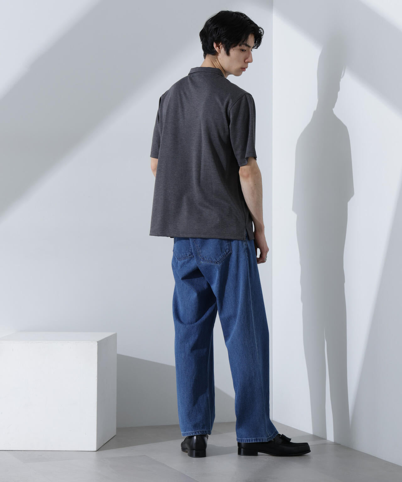 Pe/Ry鹿の子ポロシャツ 半袖 6725124215