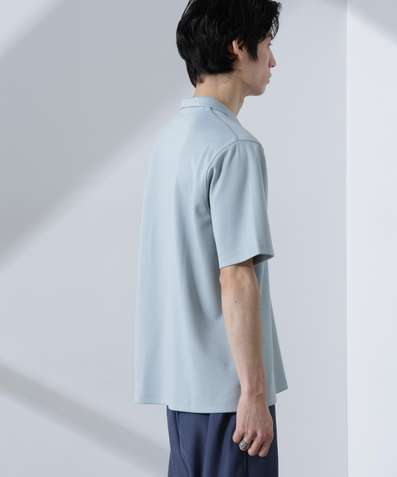 Pe/Ry鹿の子ポロシャツ 半袖 6725124215