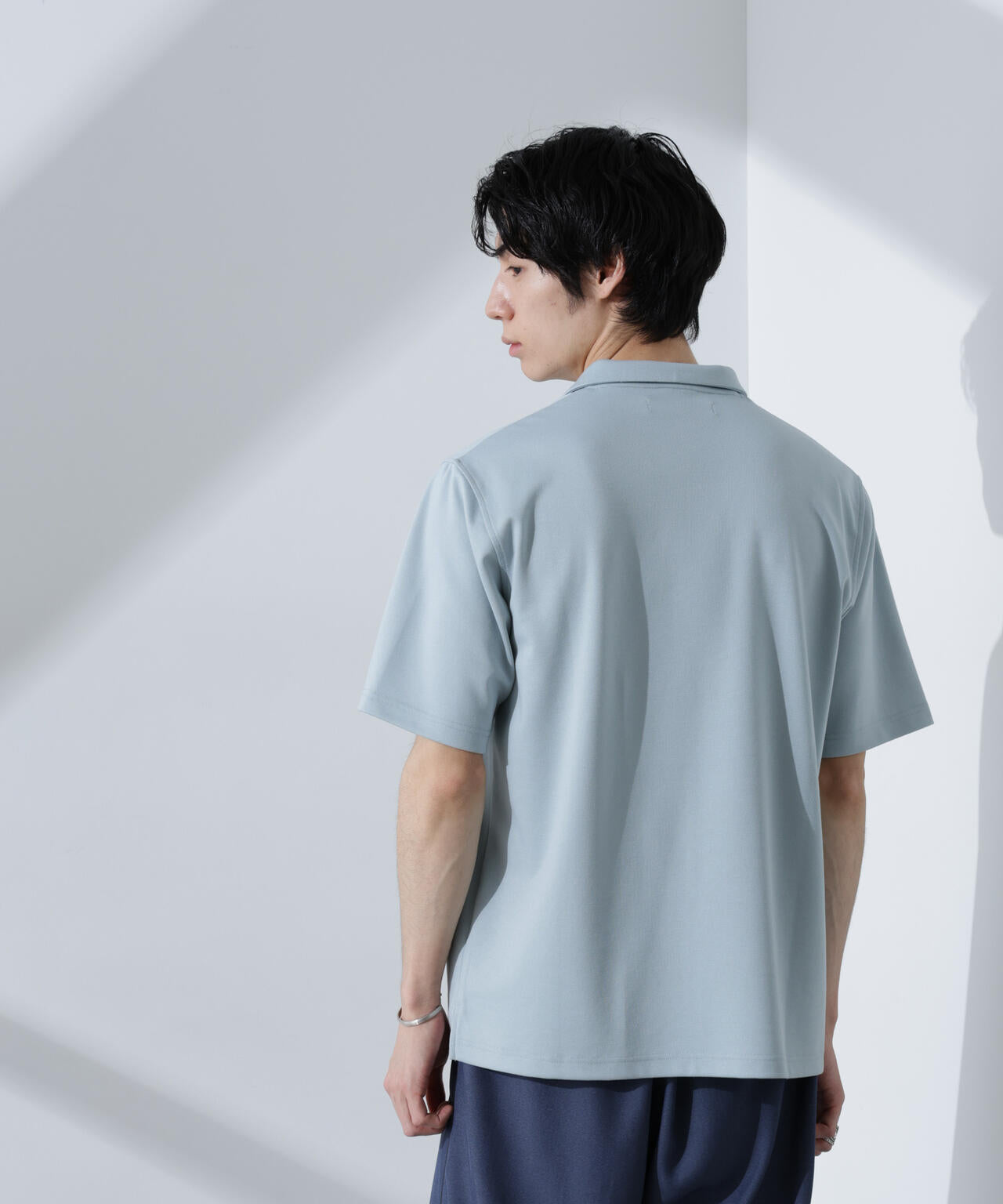 Pe/Ry鹿の子ポロシャツ 半袖 6725124215