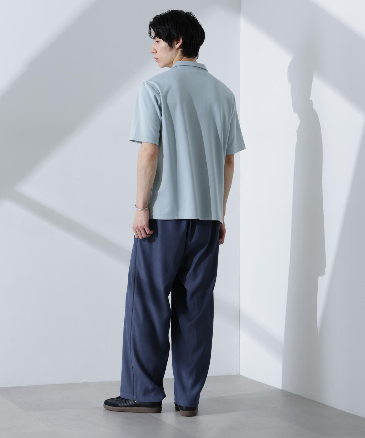 Pe/Ry鹿の子ポロシャツ 半袖 6725124215