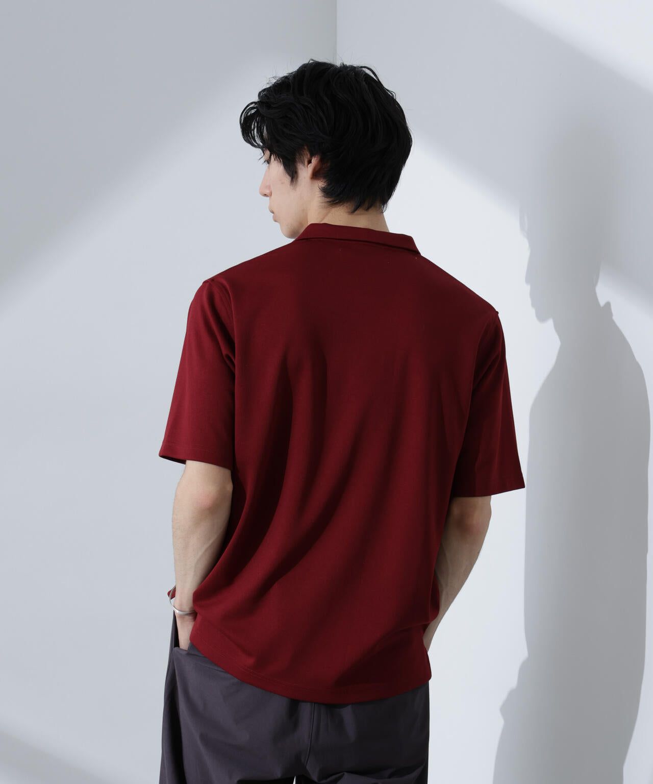 Pe/Ry鹿の子ポロシャツ 半袖 6725124215