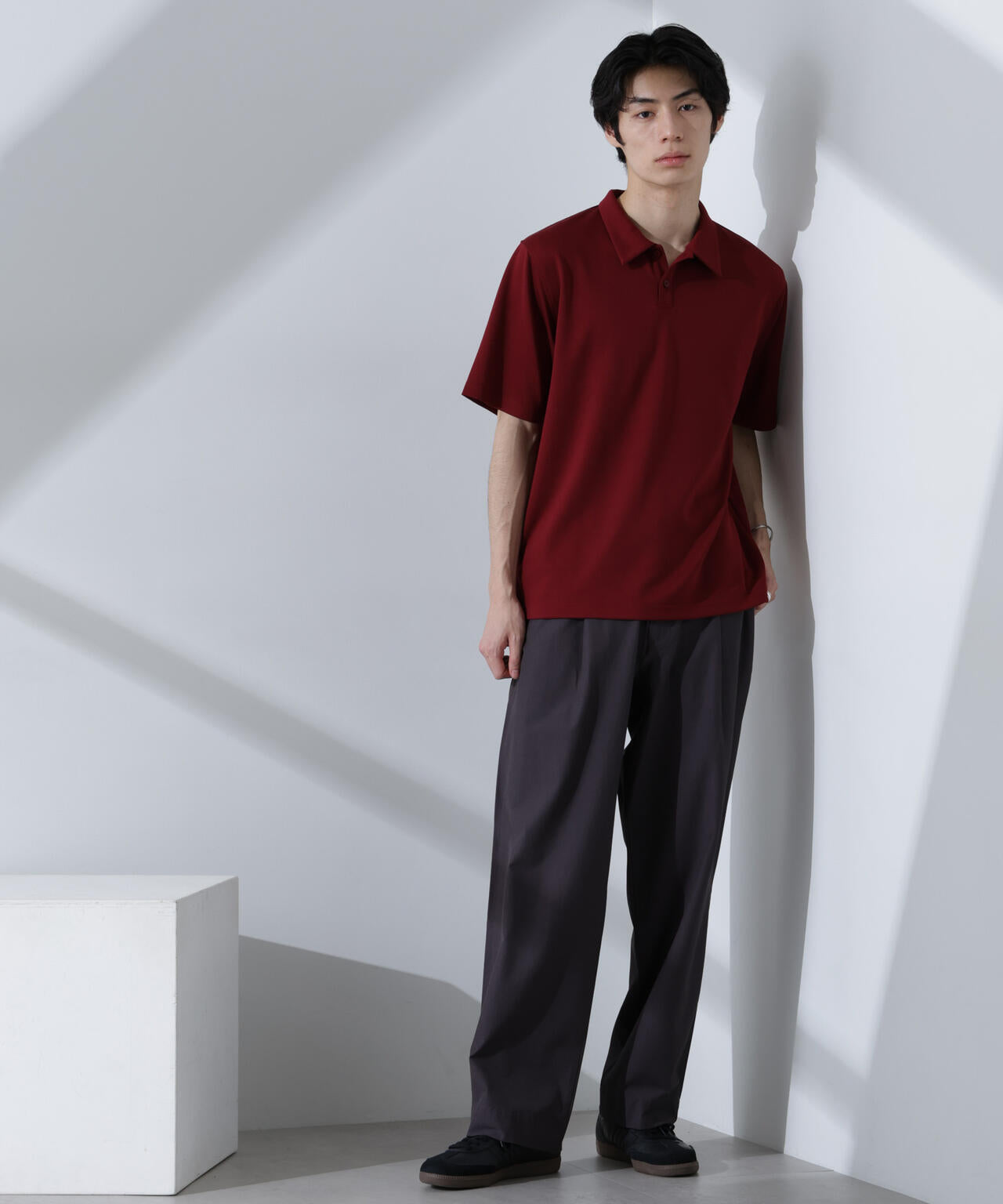 Pe/Ry鹿の子ポロシャツ 半袖 6725124215