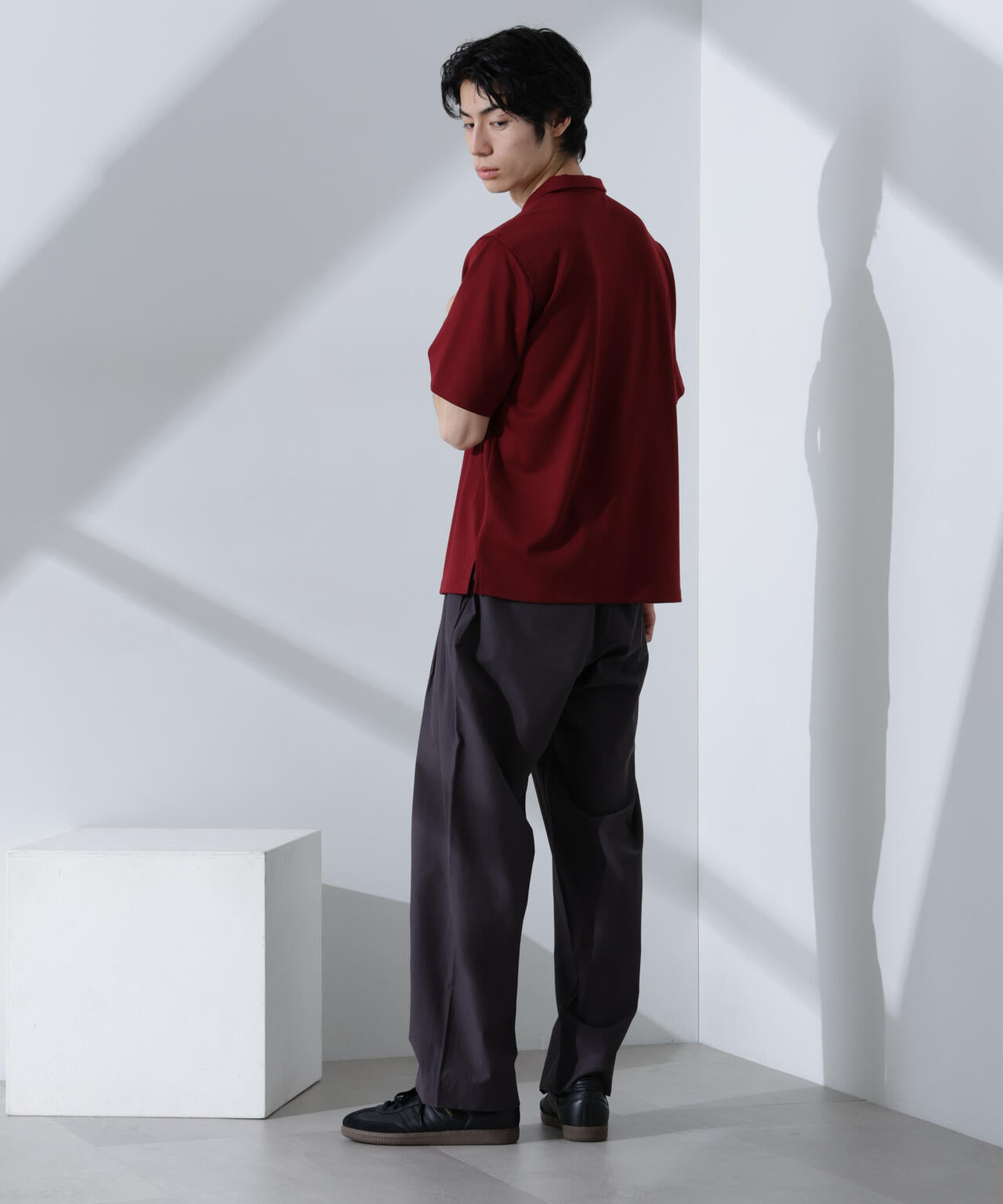 Pe/Ry鹿の子ポロシャツ 半袖 6725124215