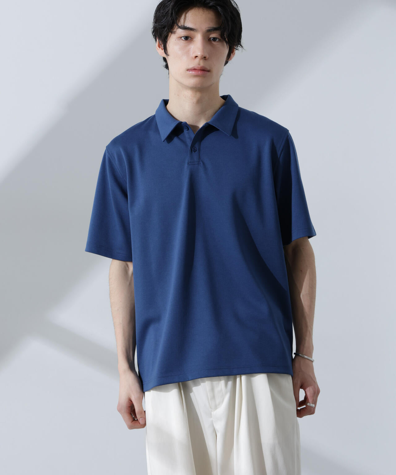 Pe/Ry鹿の子ポロシャツ 半袖 6725124215