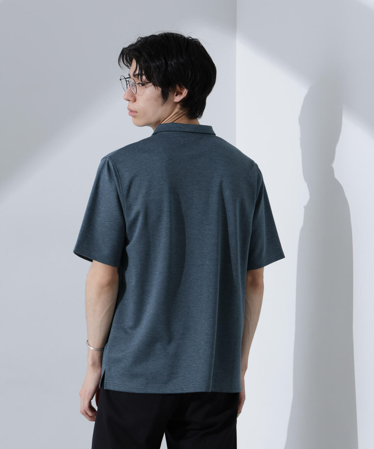 Pe/Ry鹿の子ポロシャツ 半袖 6725124215