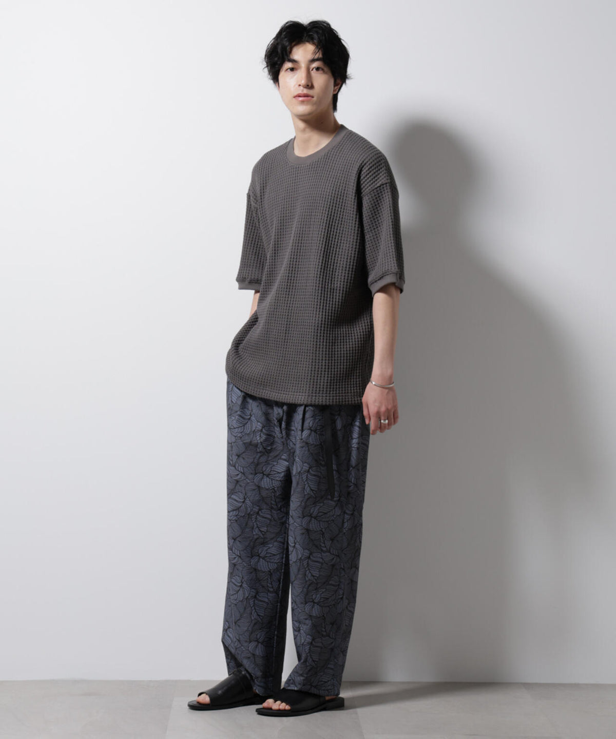 オニワッフルビッグTシャツ 五分袖 6725124216